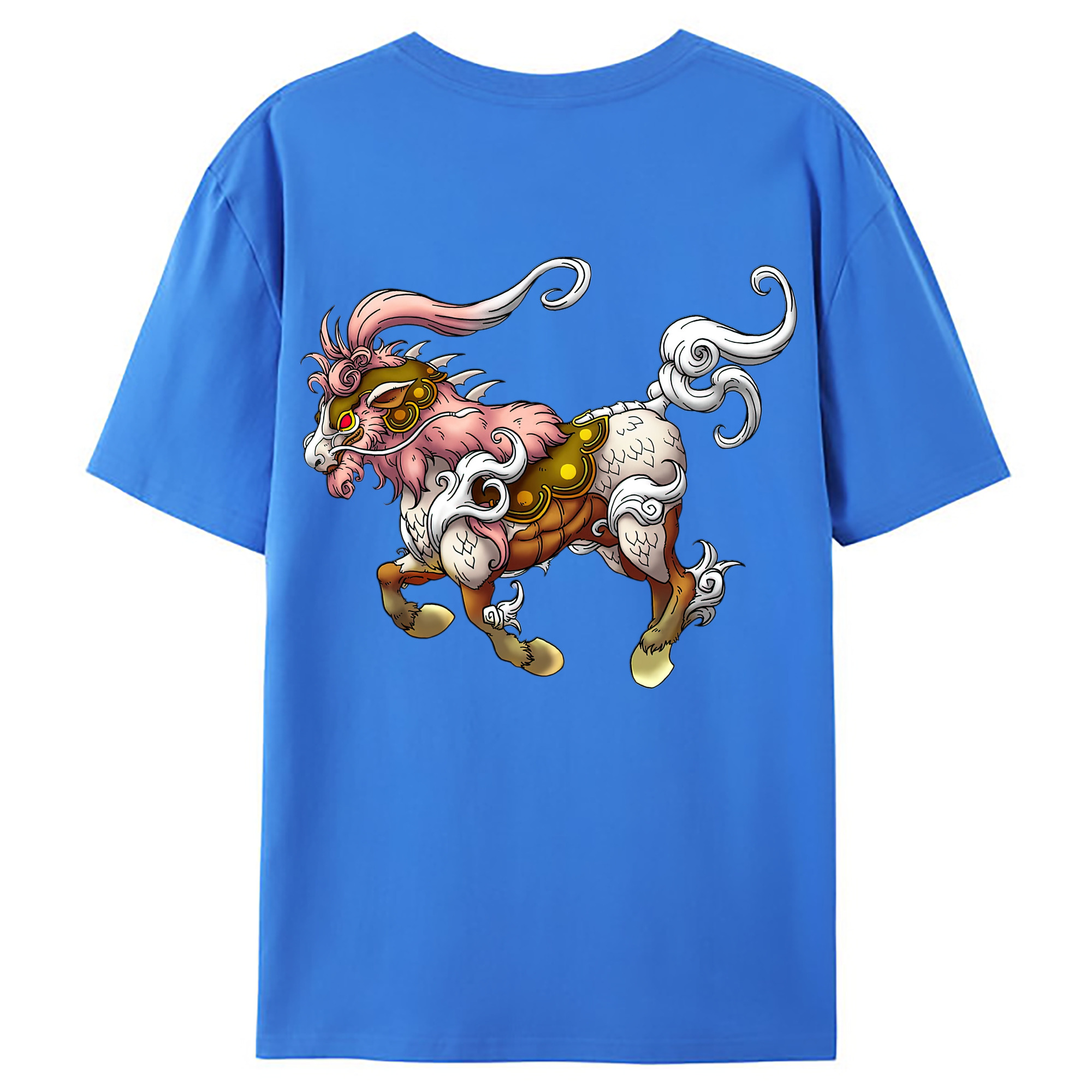 （画像用） ドラゴンクエスト Doragon Kuesuto Dragon Quest 綿100％ メンズ半袖Tシャツ（バックプリント） 通気性