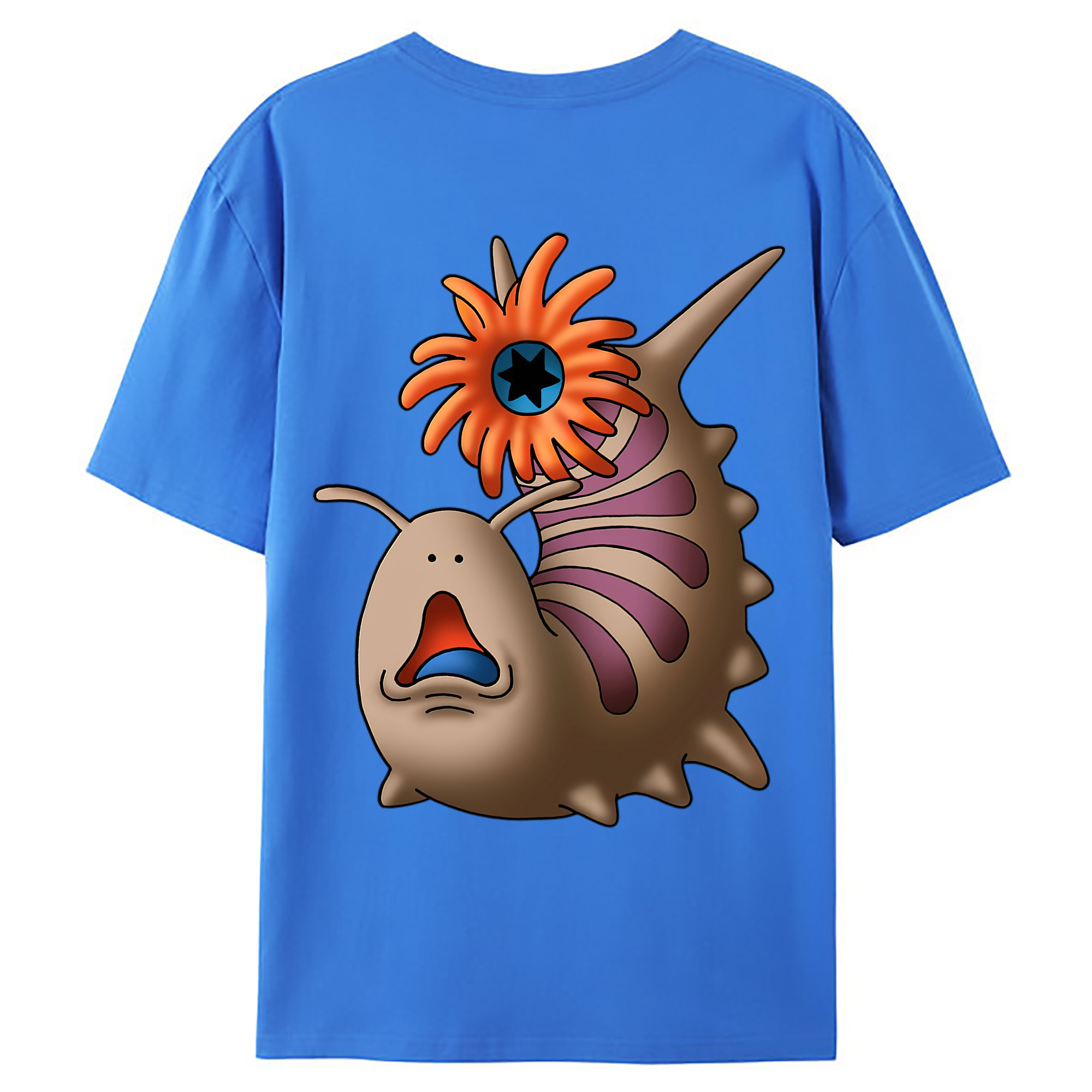 （画像用） ドラゴンクエスト Doragon Kuesuto Dragon Quest 綿100％ メンズ半袖Tシャツ（バックプリント） 通気性