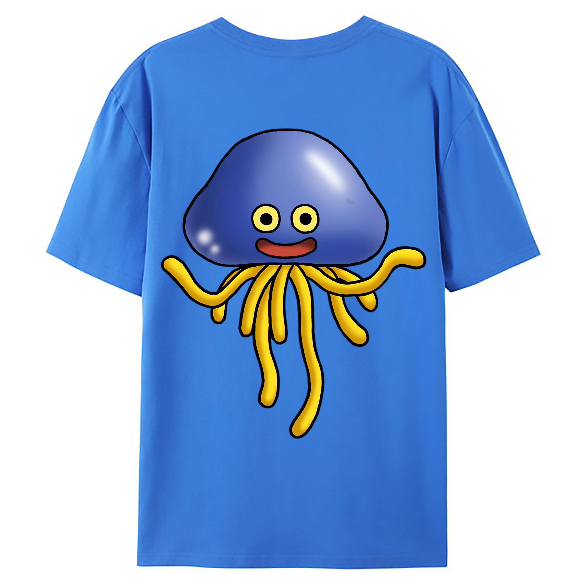 （画像用） ドラゴンクエスト Doragon Kuesuto Dragon Quest 綿100％ メンズ半袖Tシャツ（バックプリント） 通気性