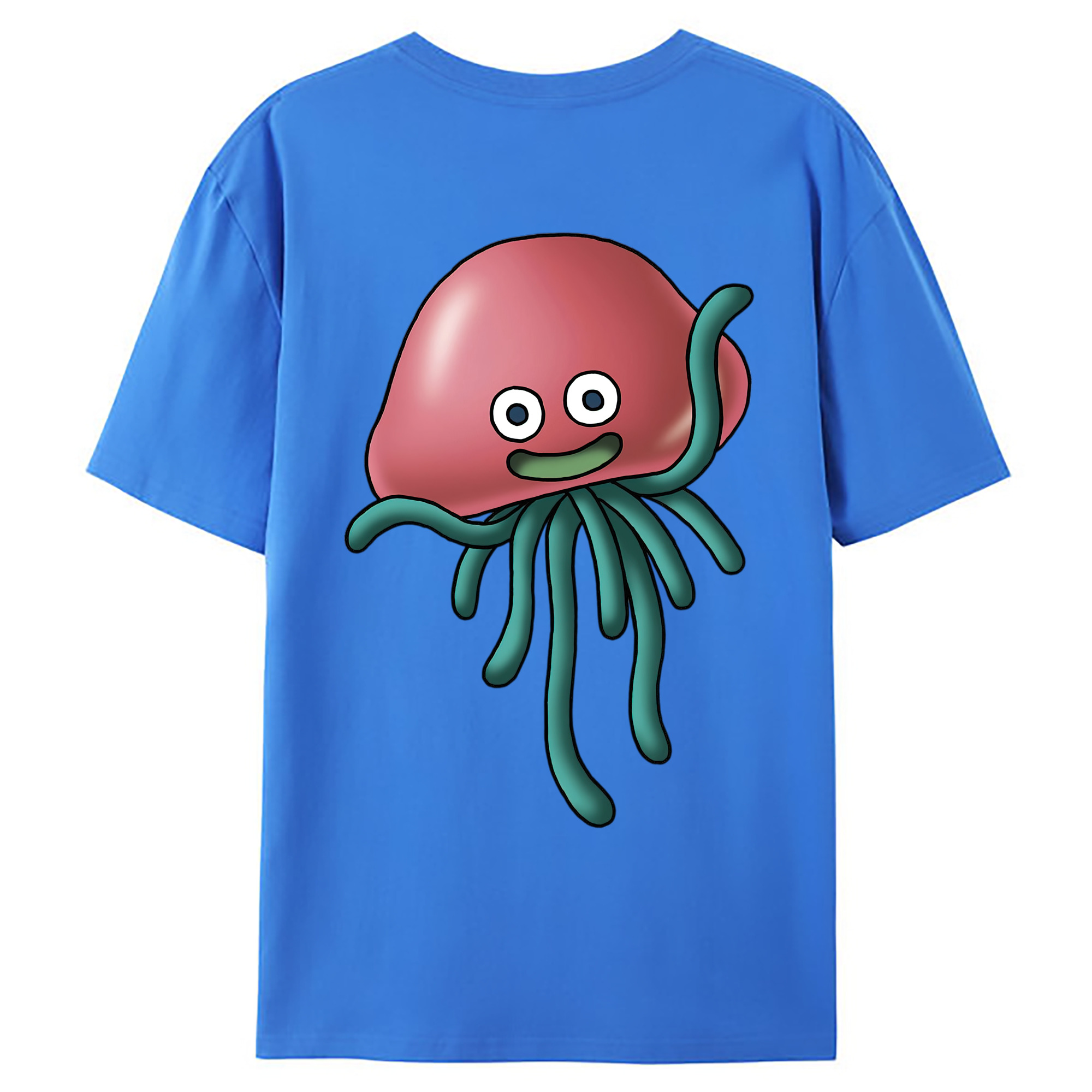 （画像用） ドラゴンクエスト Doragon Kuesuto Dragon Quest 綿100％ メンズ半袖Tシャツ（バックプリント） 通気性