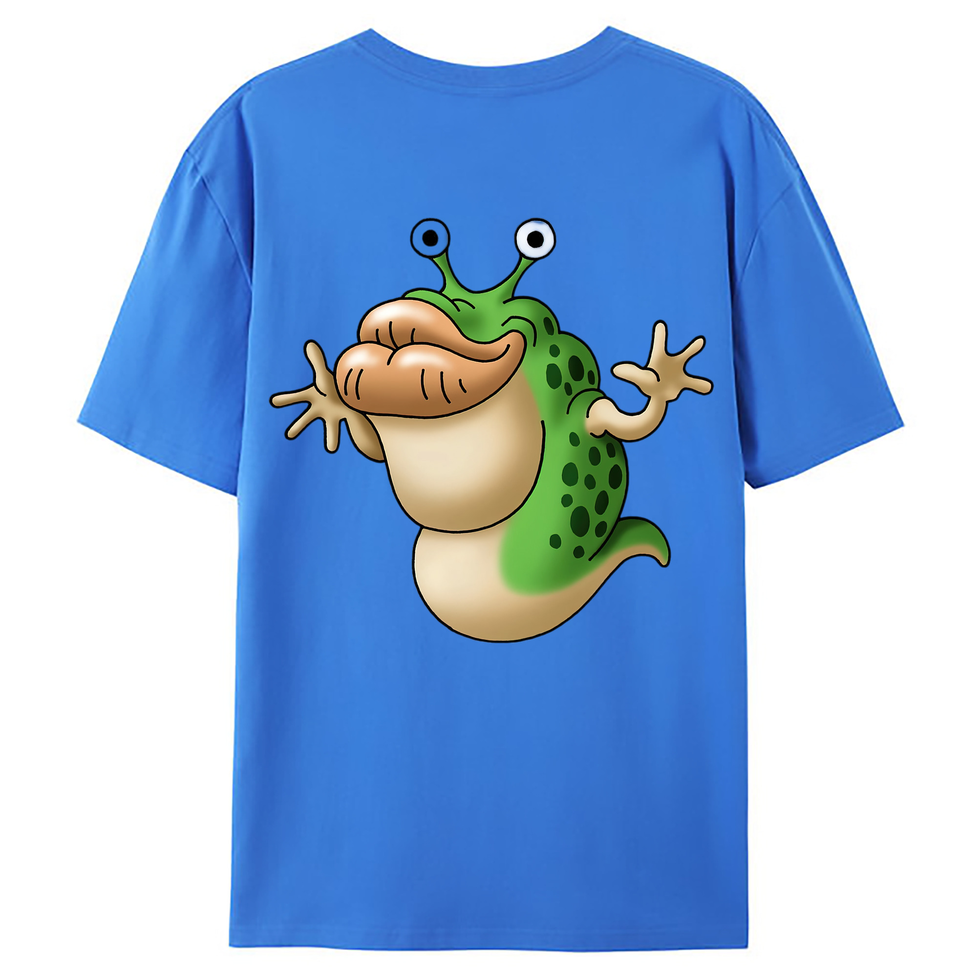（画像用） ドラゴンクエスト Doragon Kuesuto Dragon Quest 綿100％ メンズ半袖Tシャツ（バックプリント） 通気性