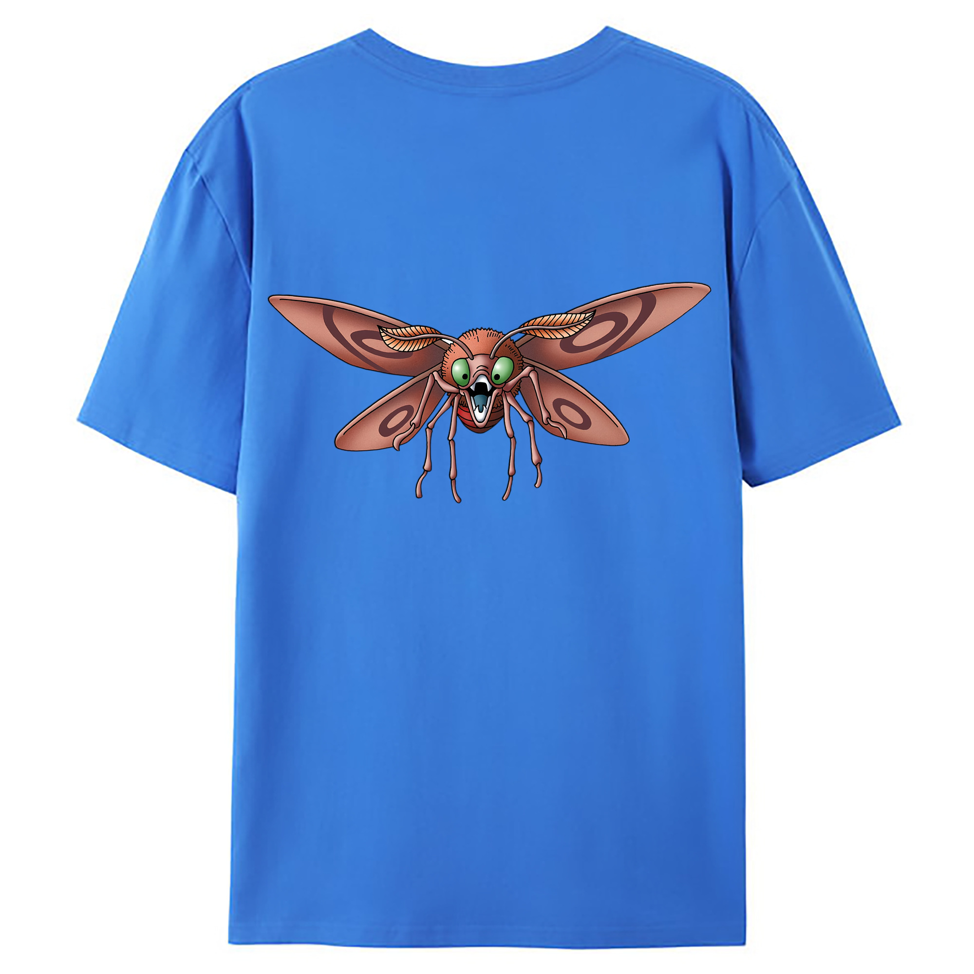 （画像用） ドラゴンクエスト Doragon Kuesuto Dragon Quest 綿100％ メンズ半袖Tシャツ（バックプリント） 通気性