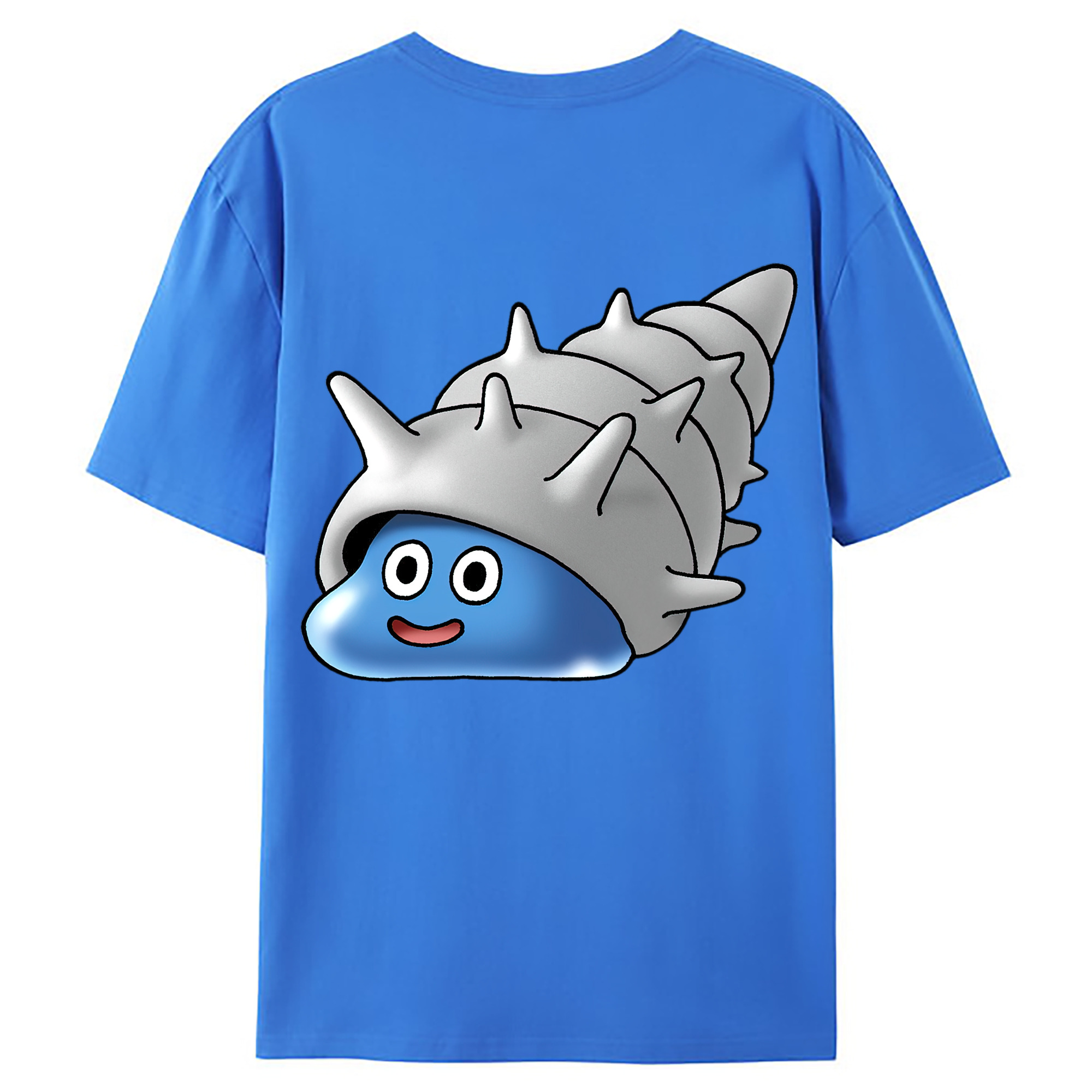 （画像用） ドラゴンクエスト Doragon Kuesuto Dragon Quest 綿100％ メンズ半袖Tシャツ（バックプリント） 通気性