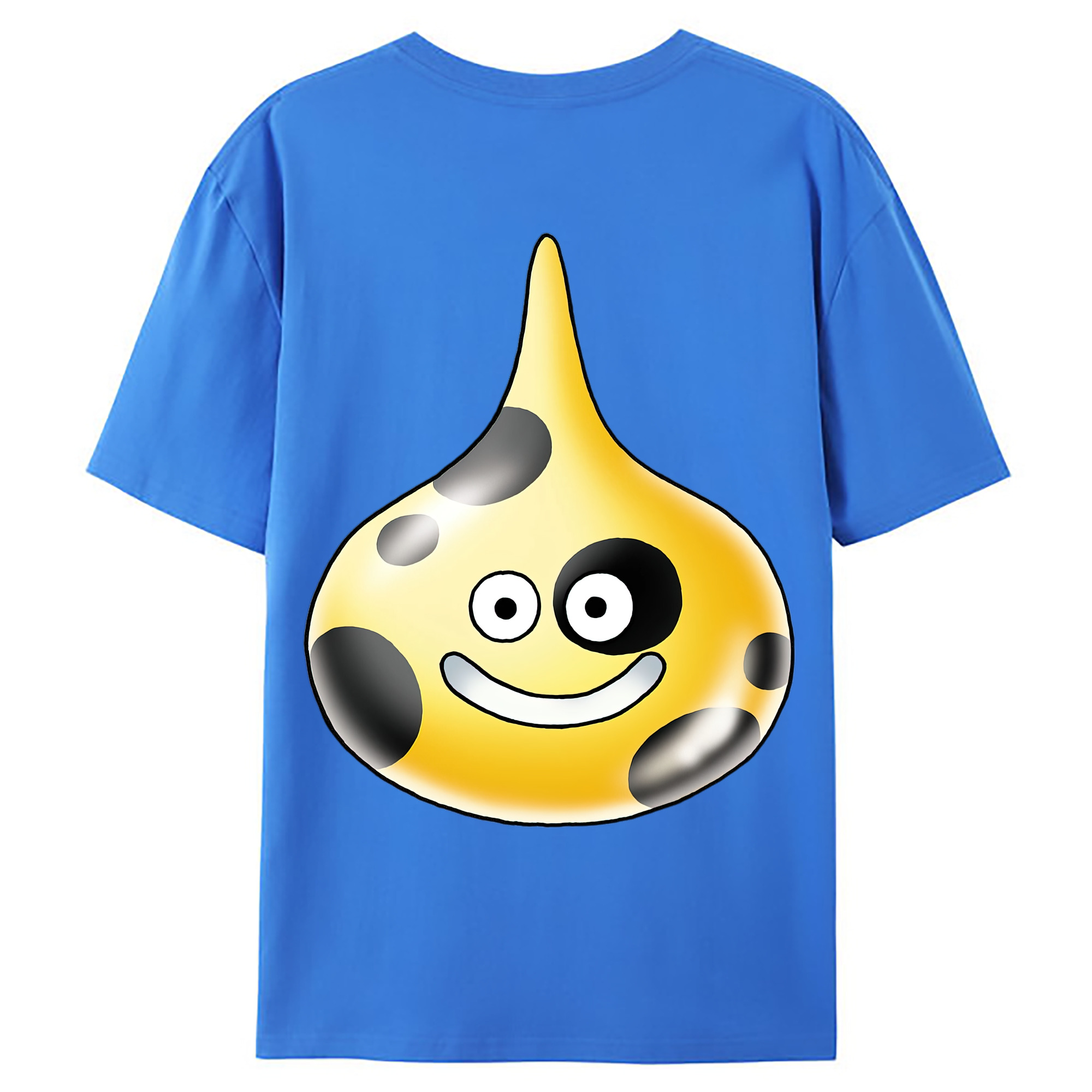 （画像用） ドラゴンクエスト Doragon Kuesuto Dragon Quest 綿100％ メンズ半袖Tシャツ（バックプリント） 通気性