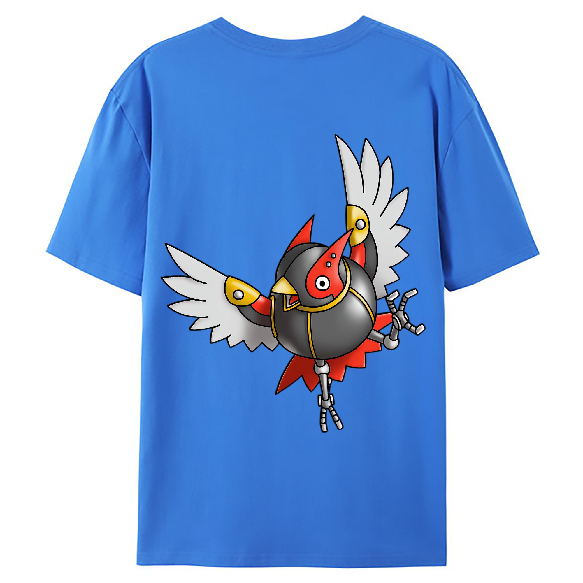 （画像用） ドラゴンクエスト Doragon Kuesuto Dragon Quest 綿100％ メンズ半袖Tシャツ（バックプリント） 通気性