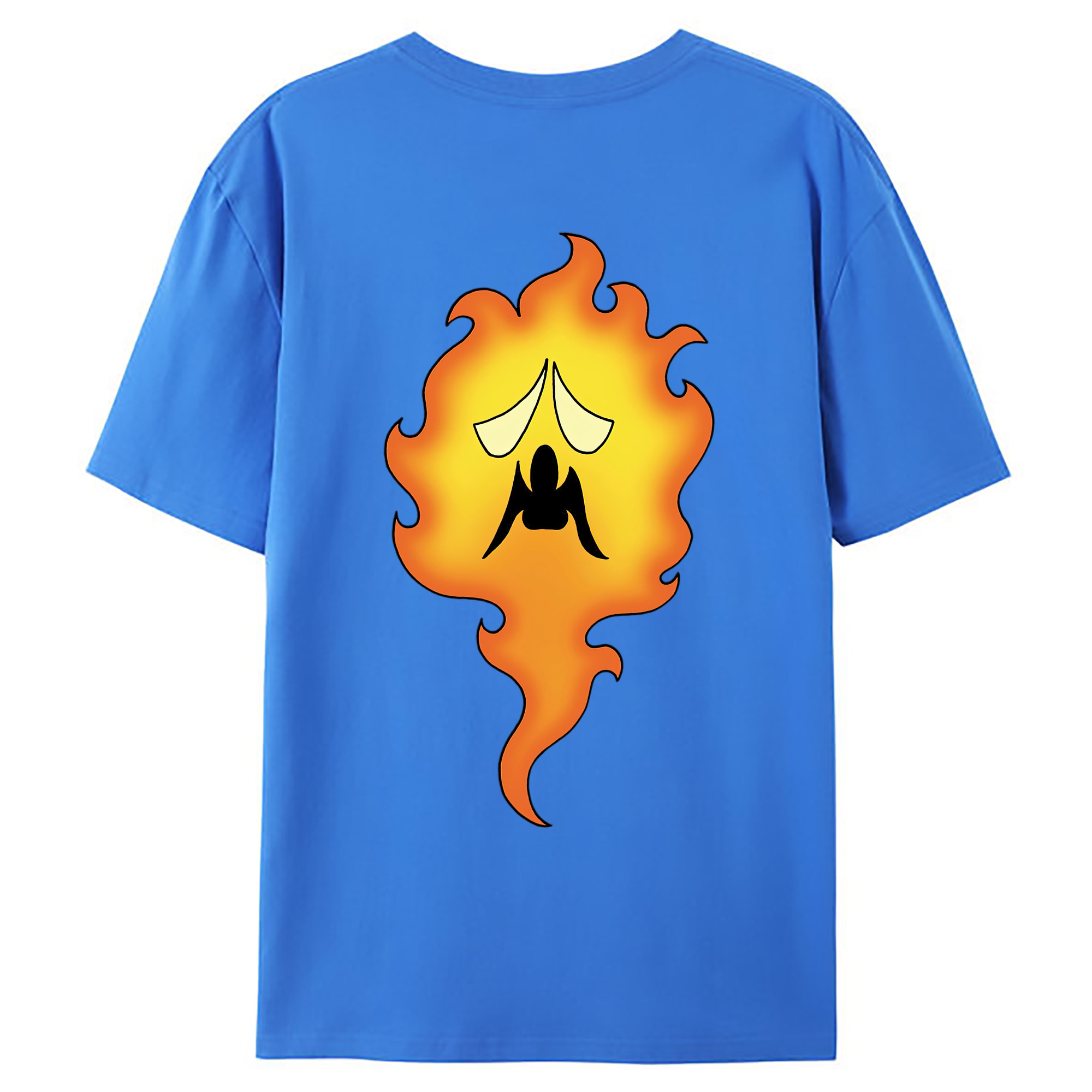 （画像用） ドラゴンクエスト Doragon Kuesuto Dragon Quest 綿100％ メンズ半袖Tシャツ（バックプリント） 通気性