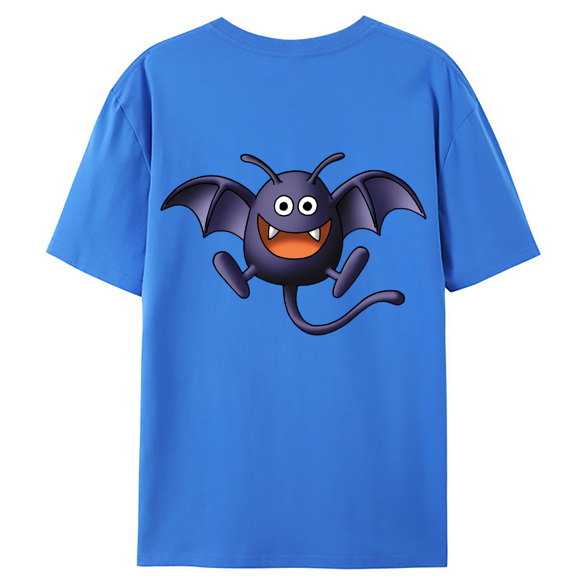 （画像用） ドラゴンクエスト Doragon Kuesuto Dragon Quest 綿100％ メンズ半袖Tシャツ（バックプリント） 通気性