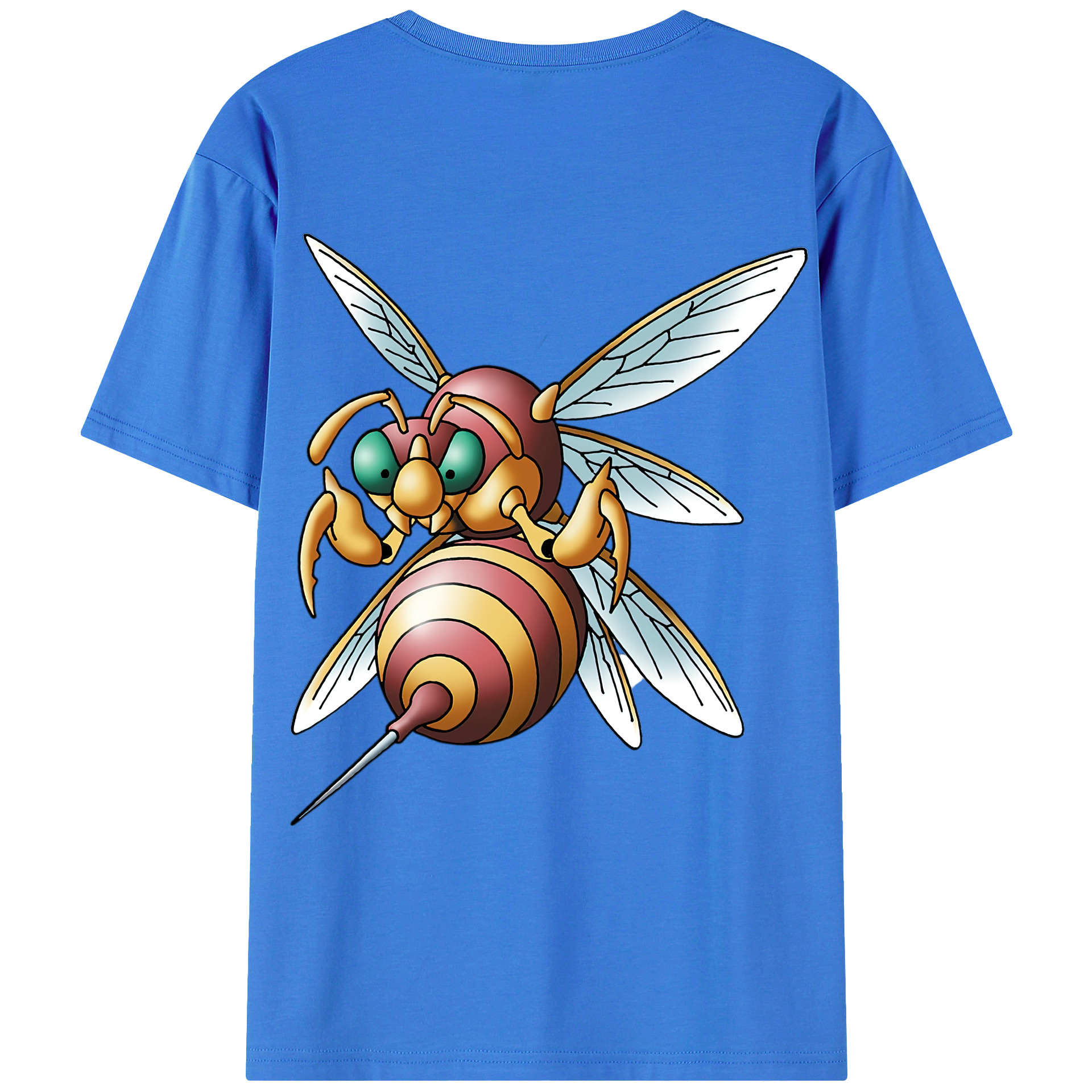 （画像用） ドラゴンクエスト Doragon Kuesuto Dragon Quest 綿100％ メンズ半袖Tシャツ（バックプリント） 通気性