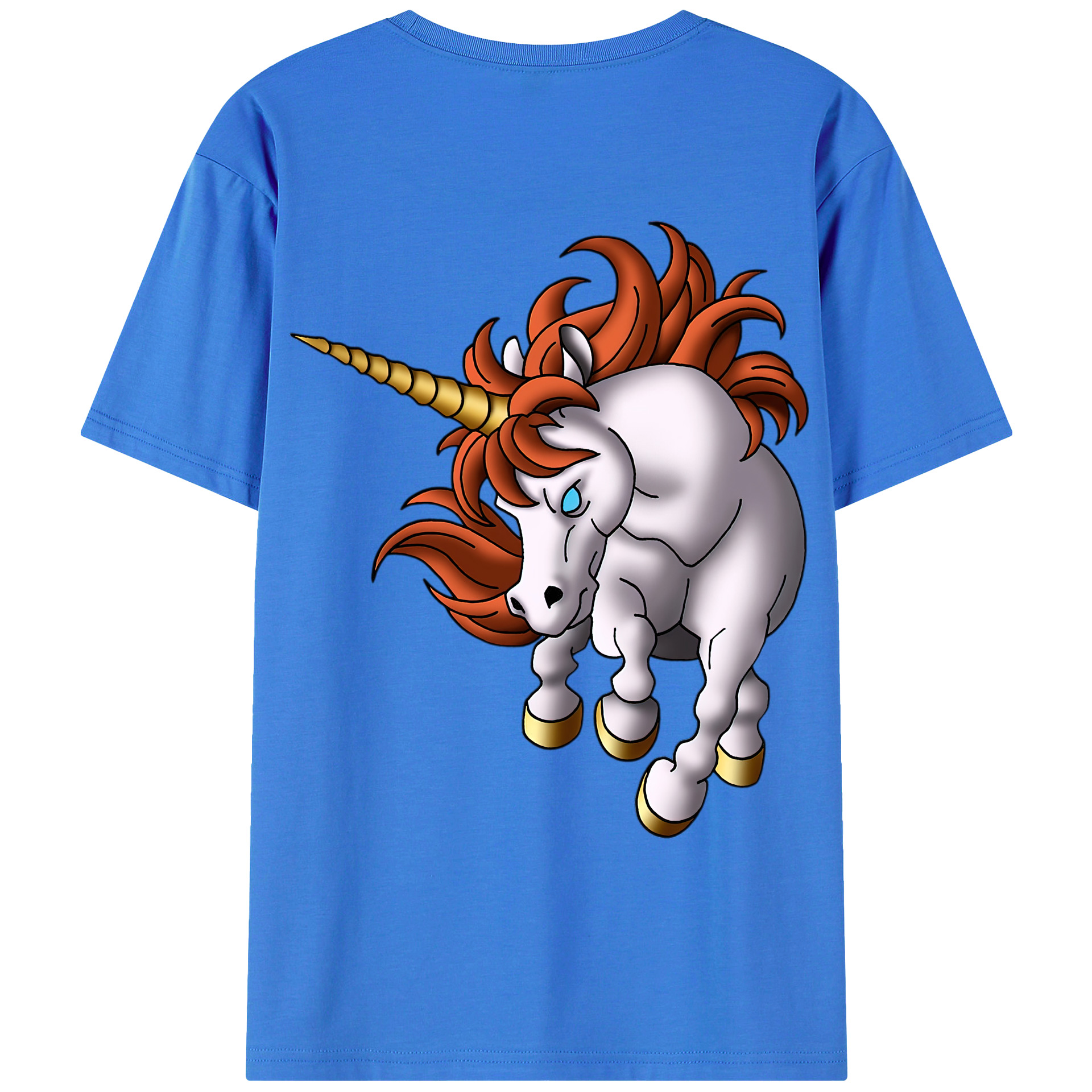 （画像用） ドラゴンクエスト Doragon Kuesuto Dragon Quest 綿100％ メンズ半袖Tシャツ（バックプリント） 通気性