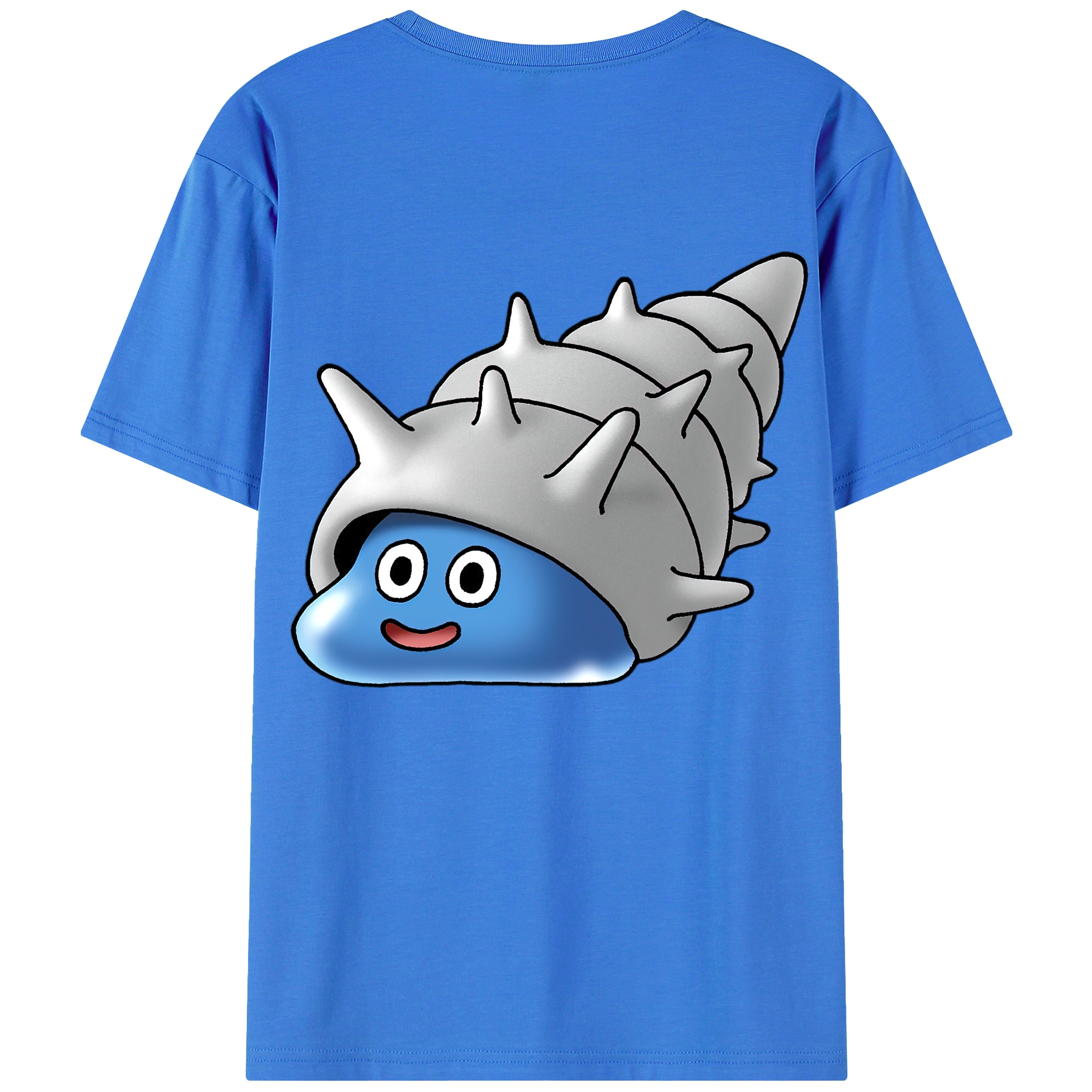 （画像用） ドラゴンクエスト Doragon Kuesuto Dragon Quest 綿100％ メンズ半袖Tシャツ（バックプリント） 通気性