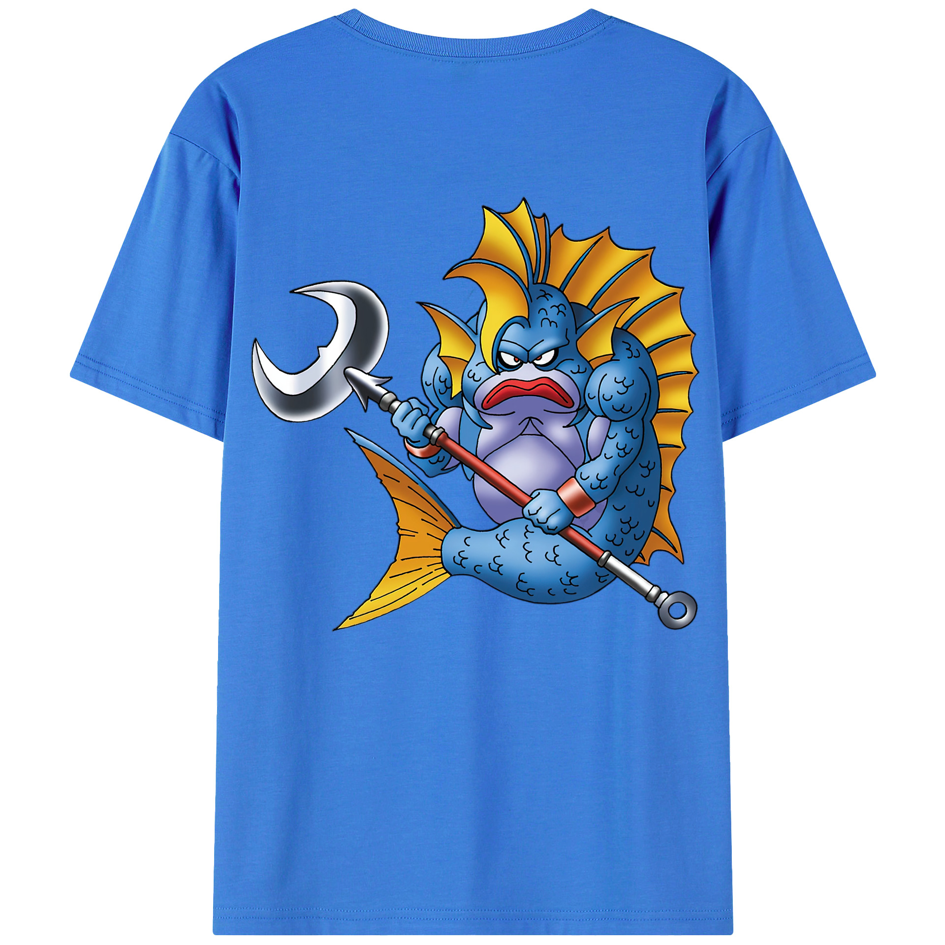 （画像用） ドラゴンクエスト Doragon Kuesuto Dragon Quest 綿100％ メンズ半袖Tシャツ（バックプリント） 通気性