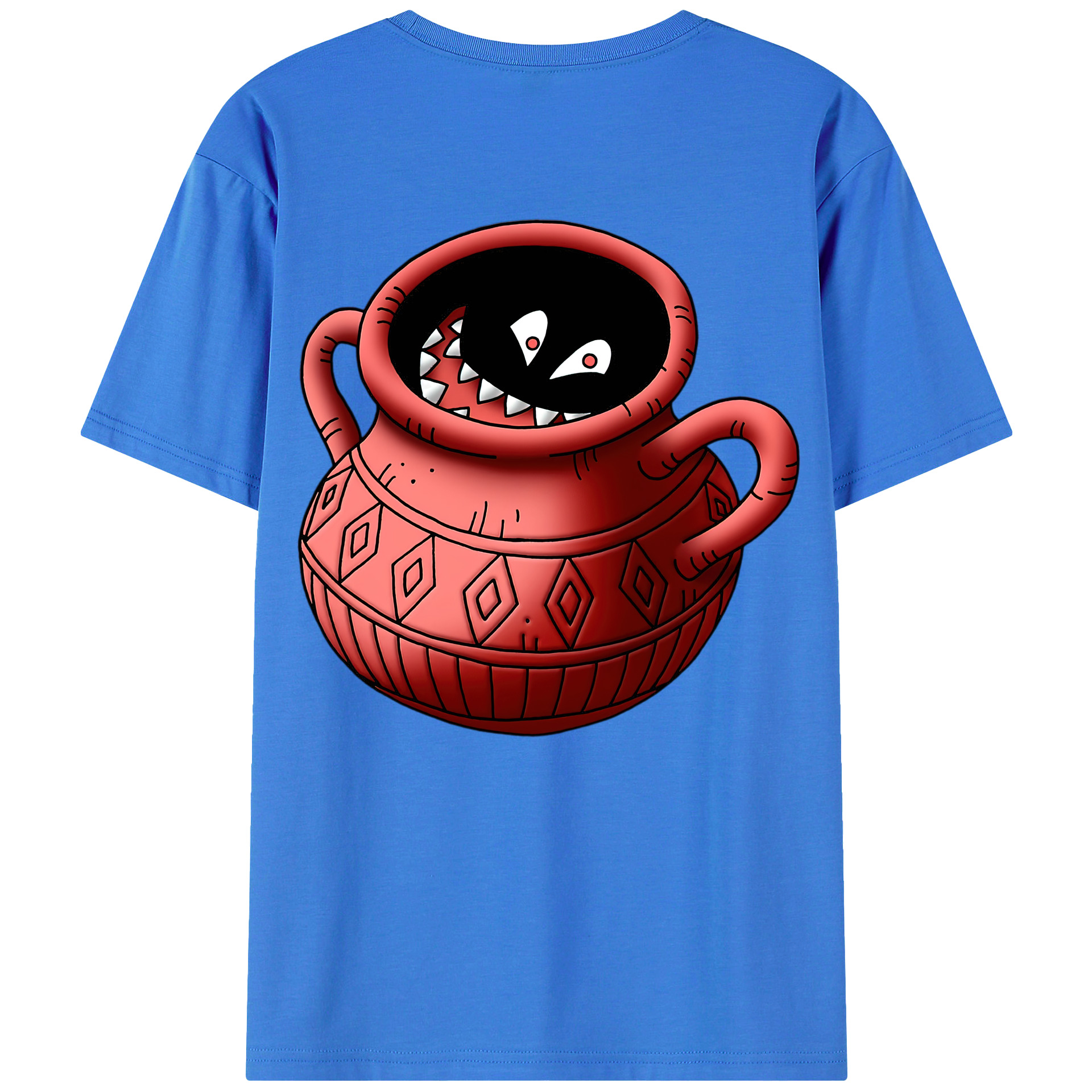 （画像用） ドラゴンクエスト Doragon Kuesuto Dragon Quest 綿100％ メンズ半袖Tシャツ（バックプリント） 通気性
