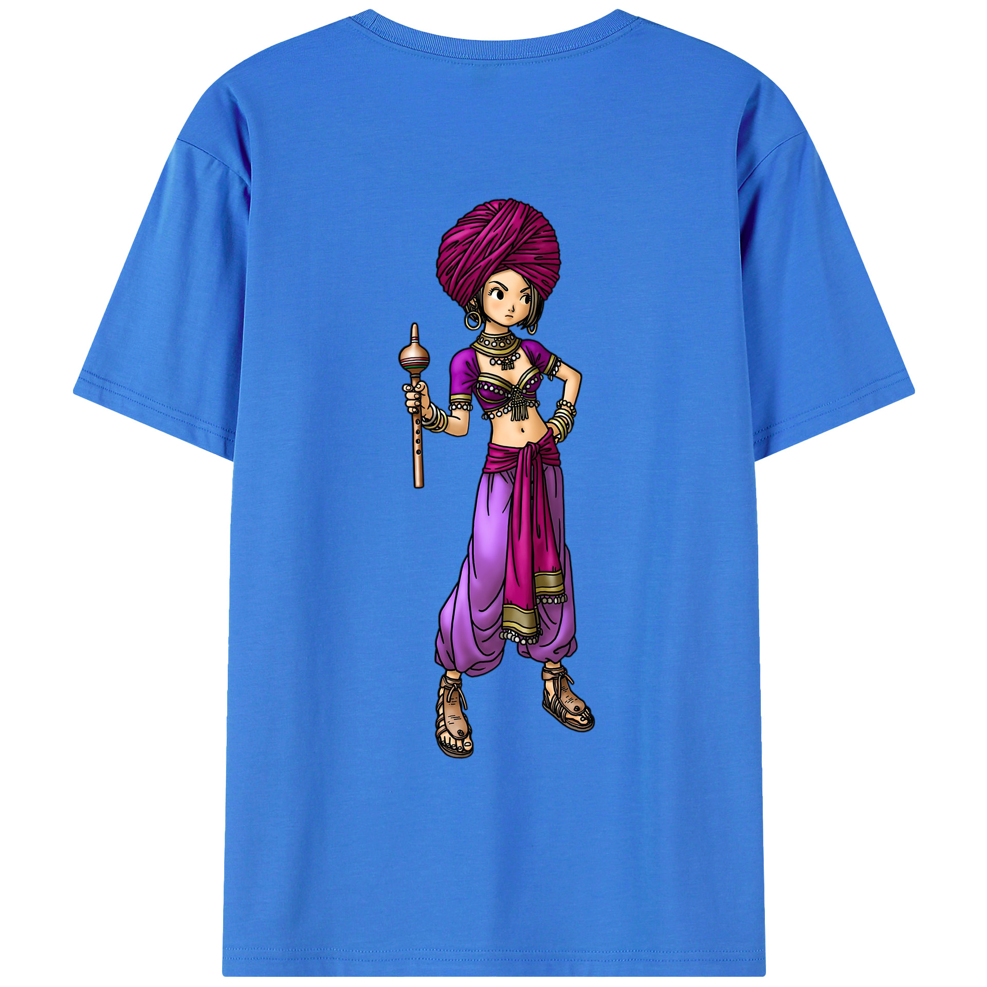 （画像用） ドラゴンクエスト Doragon Kuesuto Dragon Quest 綿100％ メンズ半袖Tシャツ（バックプリント） 通気性