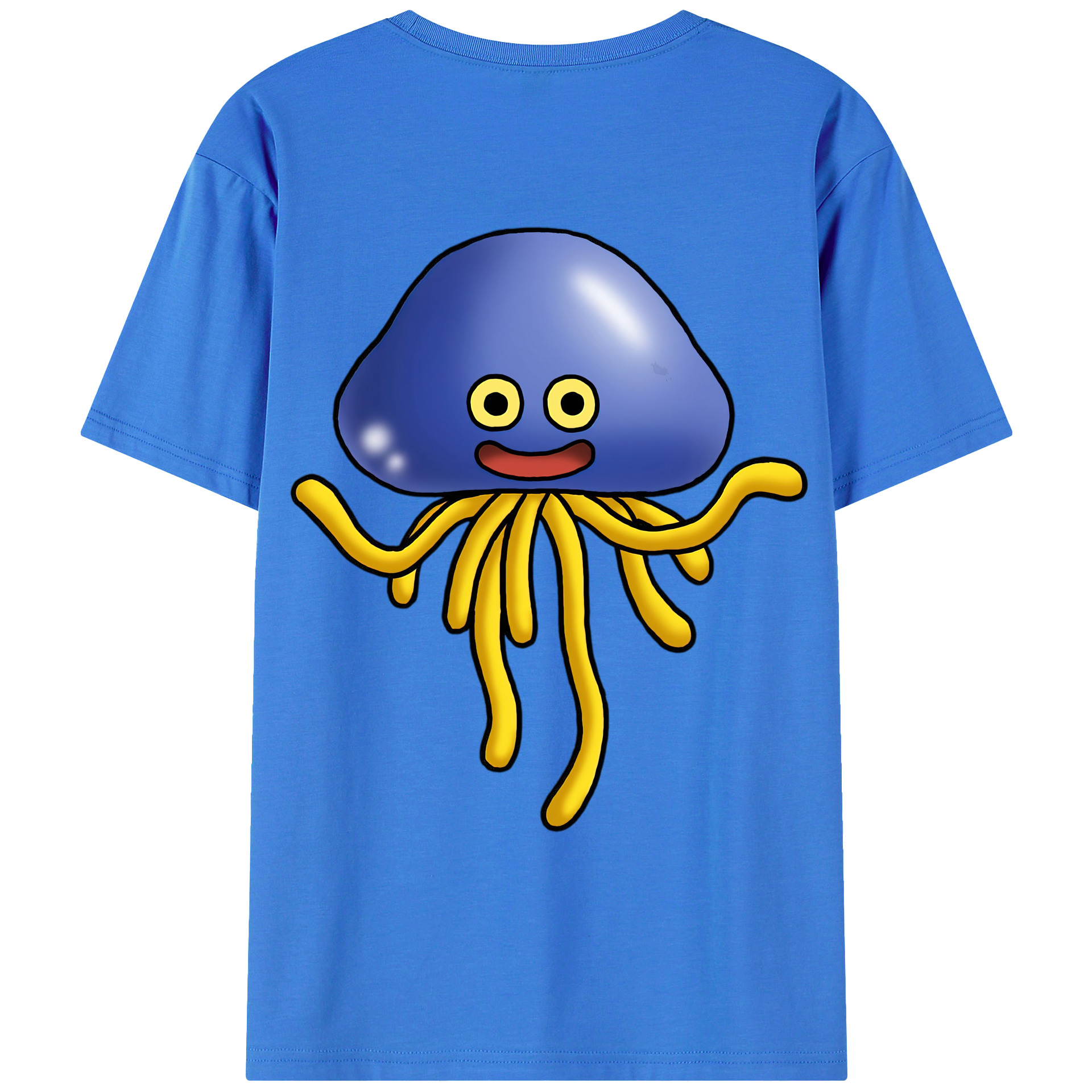（画像用） ドラゴンクエスト Doragon Kuesuto Dragon Quest 綿100％ メンズ半袖Tシャツ（バックプリント） 通気性