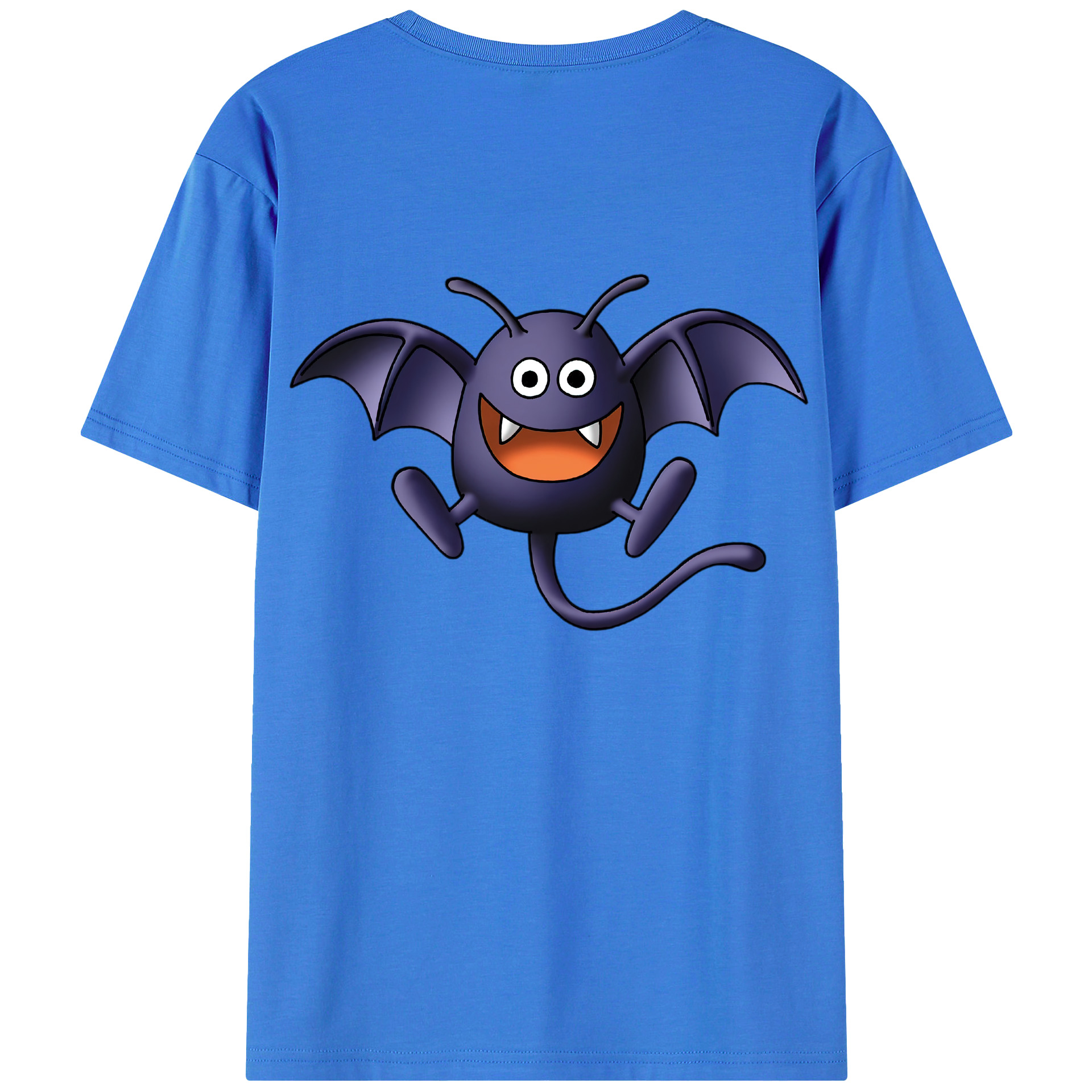 （画像用） ドラゴンクエスト Doragon Kuesuto Dragon Quest 綿100％ メンズ半袖Tシャツ（バックプリント） 通気性