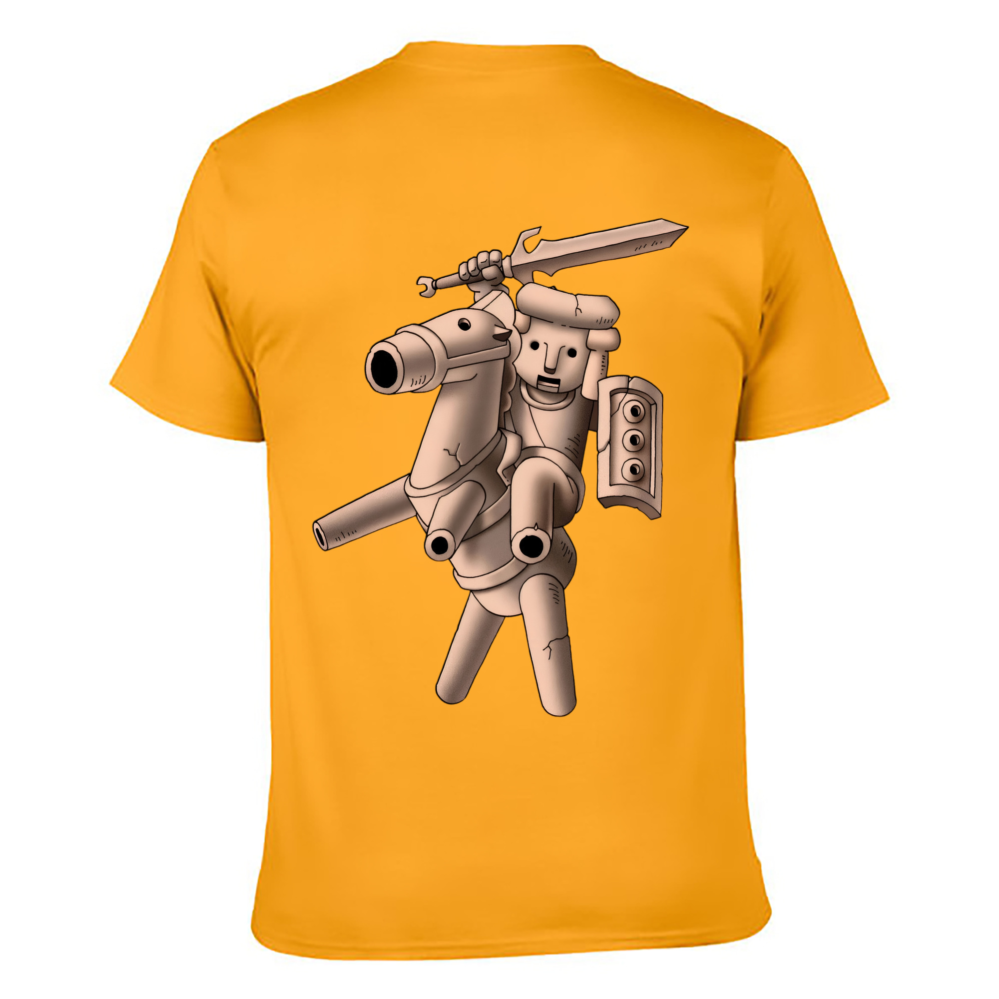 （画像用） ドラゴンクエスト Doragon Kuesuto Dragon Quest 綿100％ メンズ半袖Tシャツ（バックプリント） 通気性