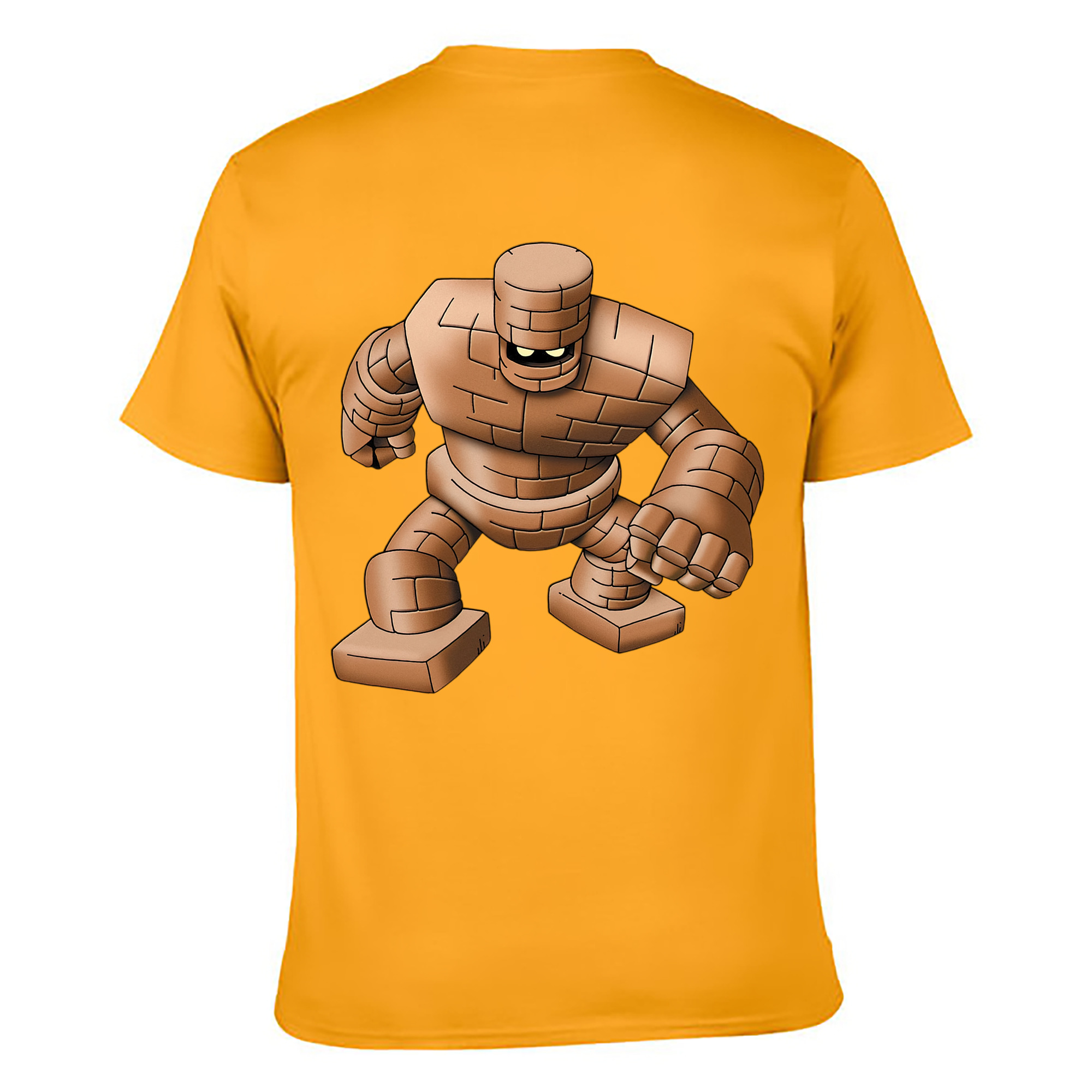 （画像用） ドラゴンクエスト Doragon Kuesuto Dragon Quest 綿100％ メンズ半袖Tシャツ（バックプリント） 通気性