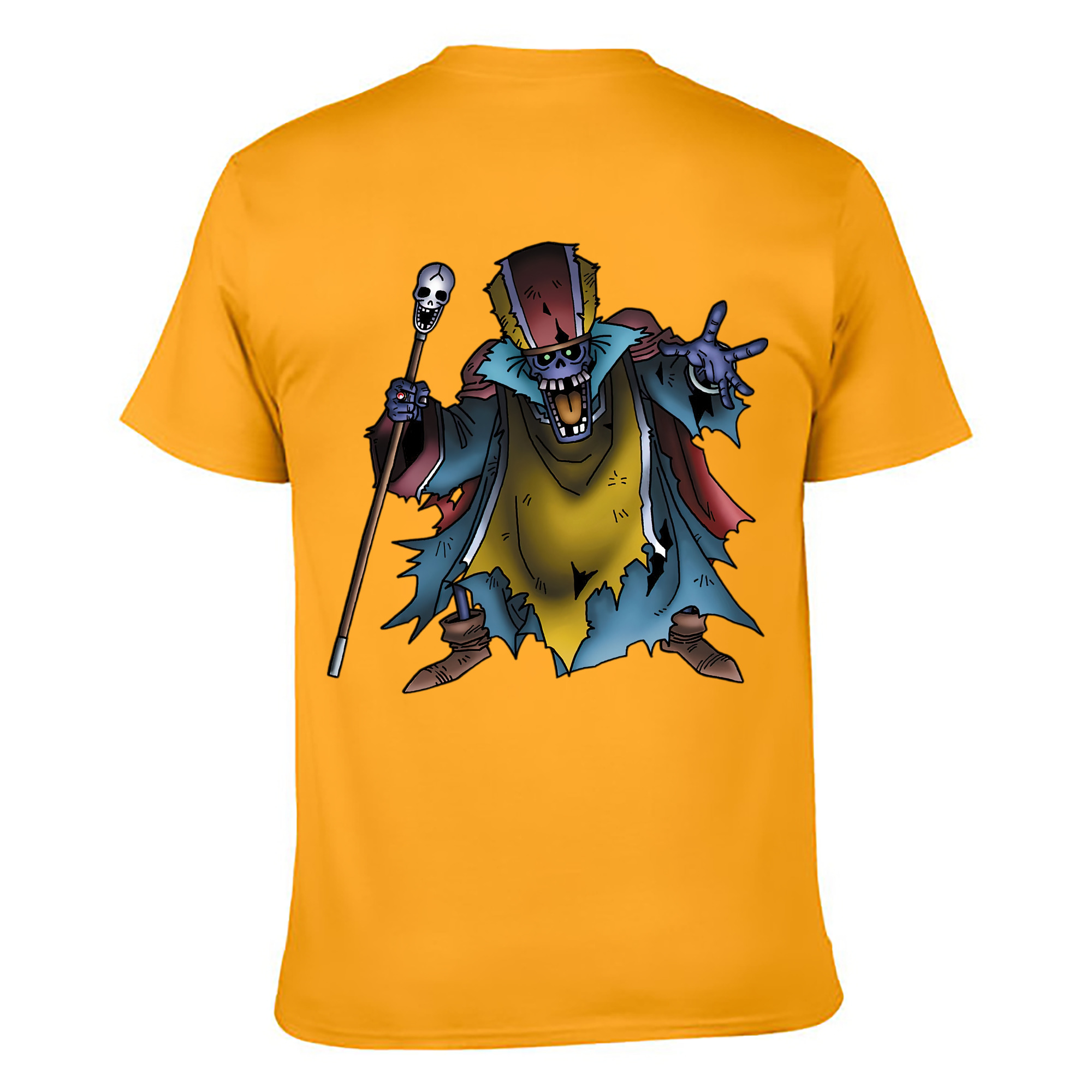 （画像用） ドラゴンクエスト Doragon Kuesuto Dragon Quest 綿100％ メンズ半袖Tシャツ（バックプリント） 通気性