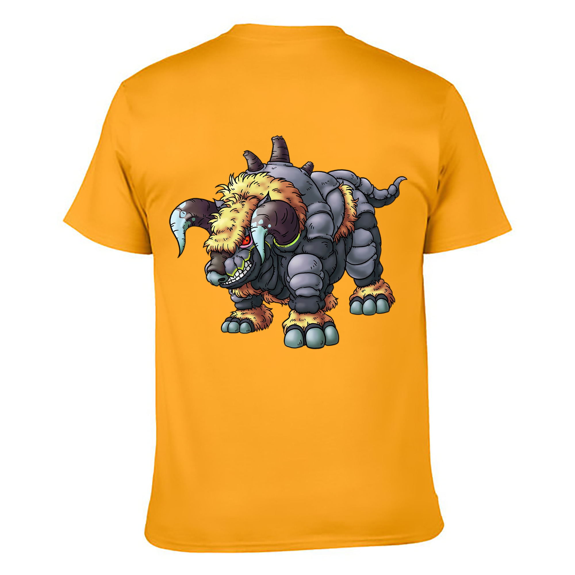 （画像用） ドラゴンクエスト Doragon Kuesuto Dragon Quest 綿100％ メンズ半袖Tシャツ（バックプリント） 通気性