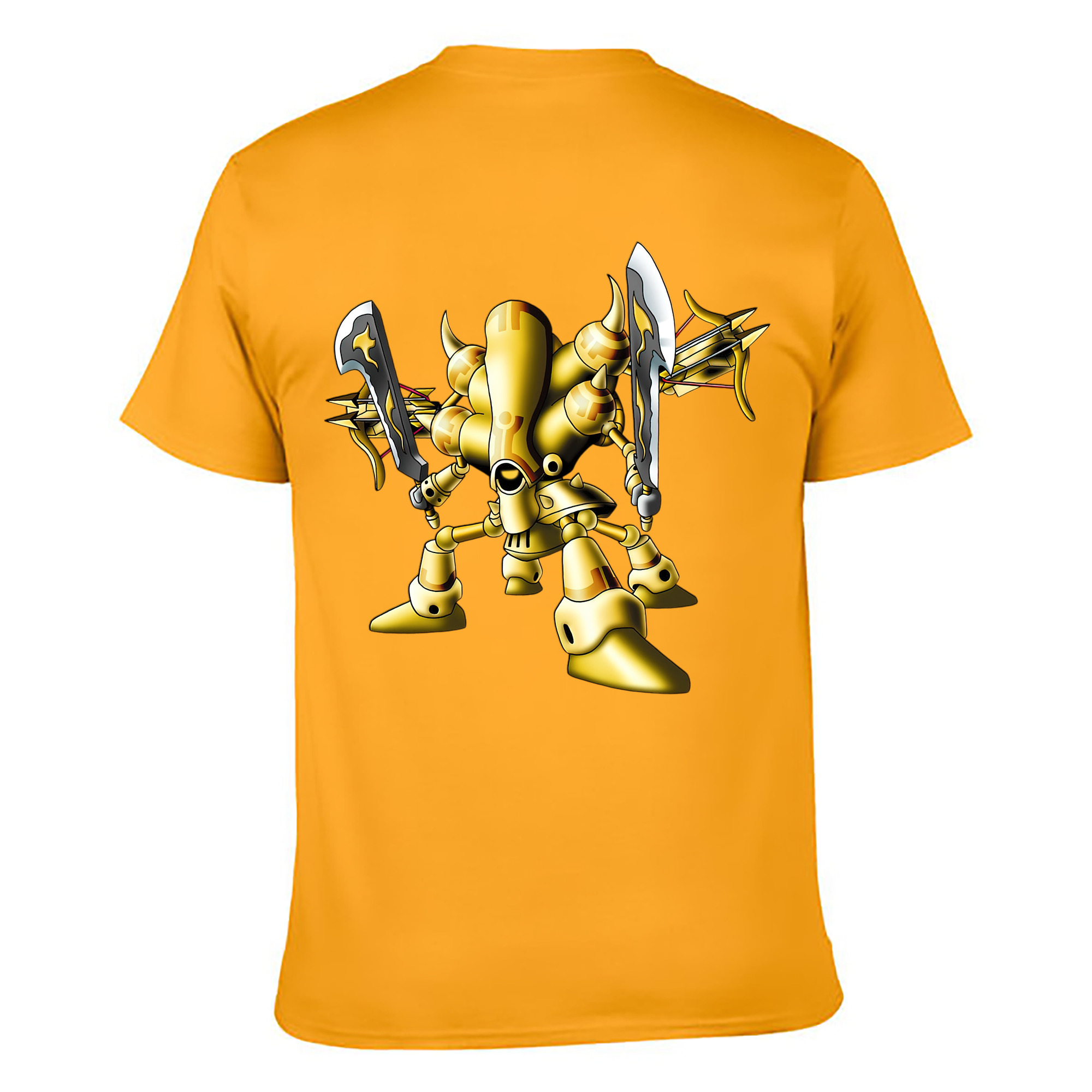 （画像用） ドラゴンクエスト Doragon Kuesuto Dragon Quest 綿100％ メンズ半袖Tシャツ（バックプリント） 通気性