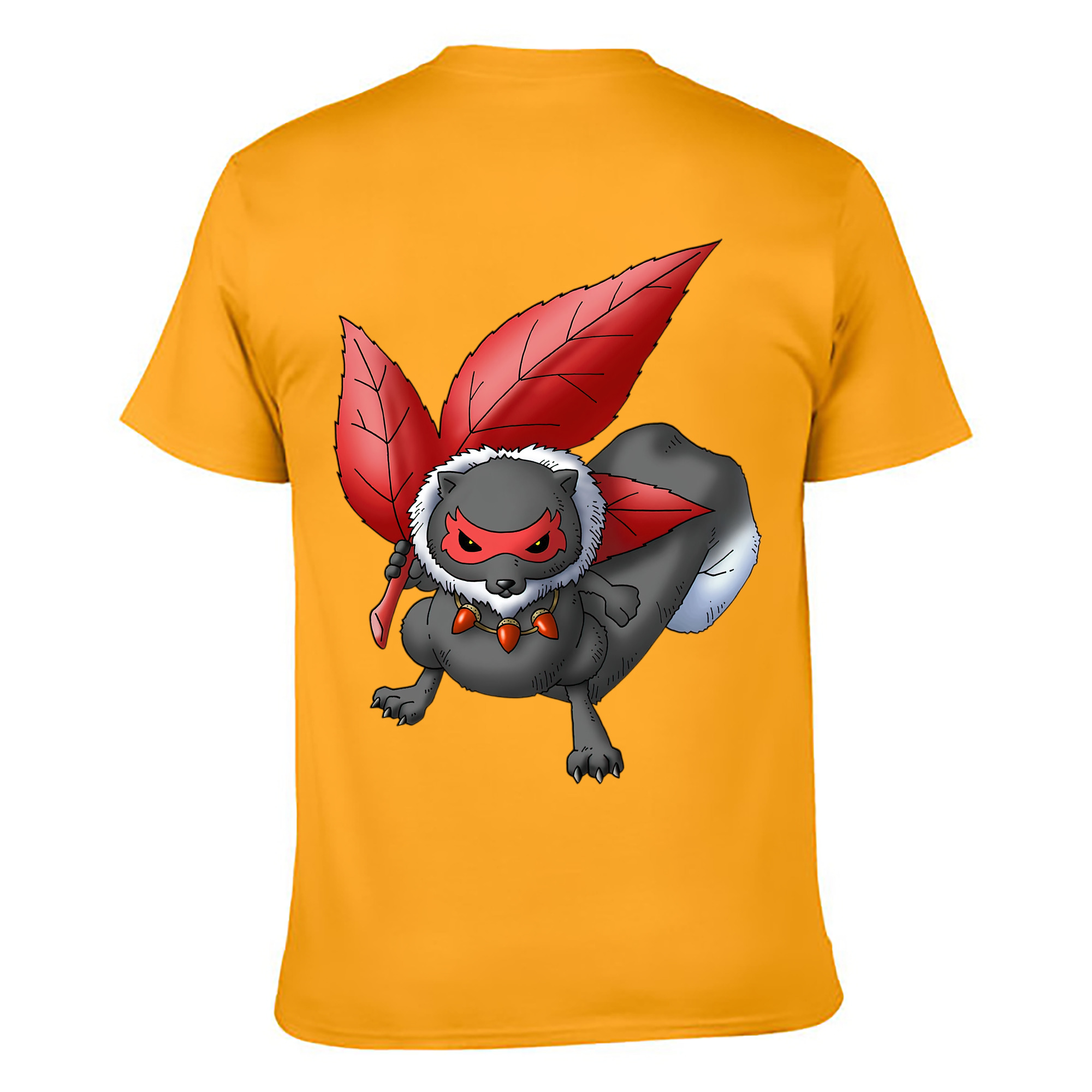 （画像用） ドラゴンクエスト Doragon Kuesuto Dragon Quest 綿100％ メンズ半袖Tシャツ（バックプリント） 通気性