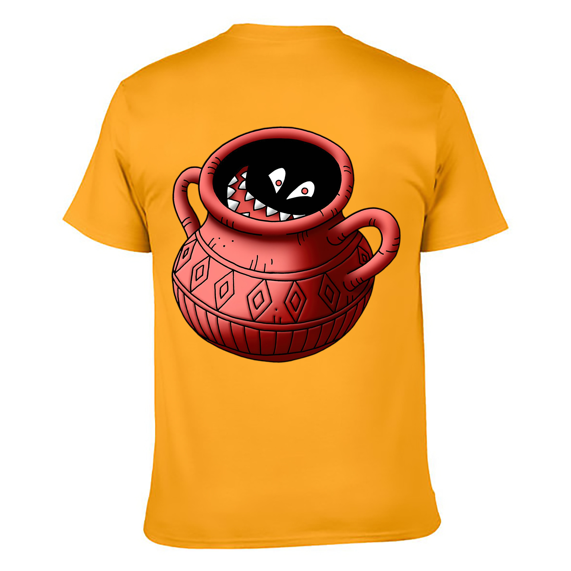 （画像用） ドラゴンクエスト Doragon Kuesuto Dragon Quest 綿100％ メンズ半袖Tシャツ（バックプリント） 通気性