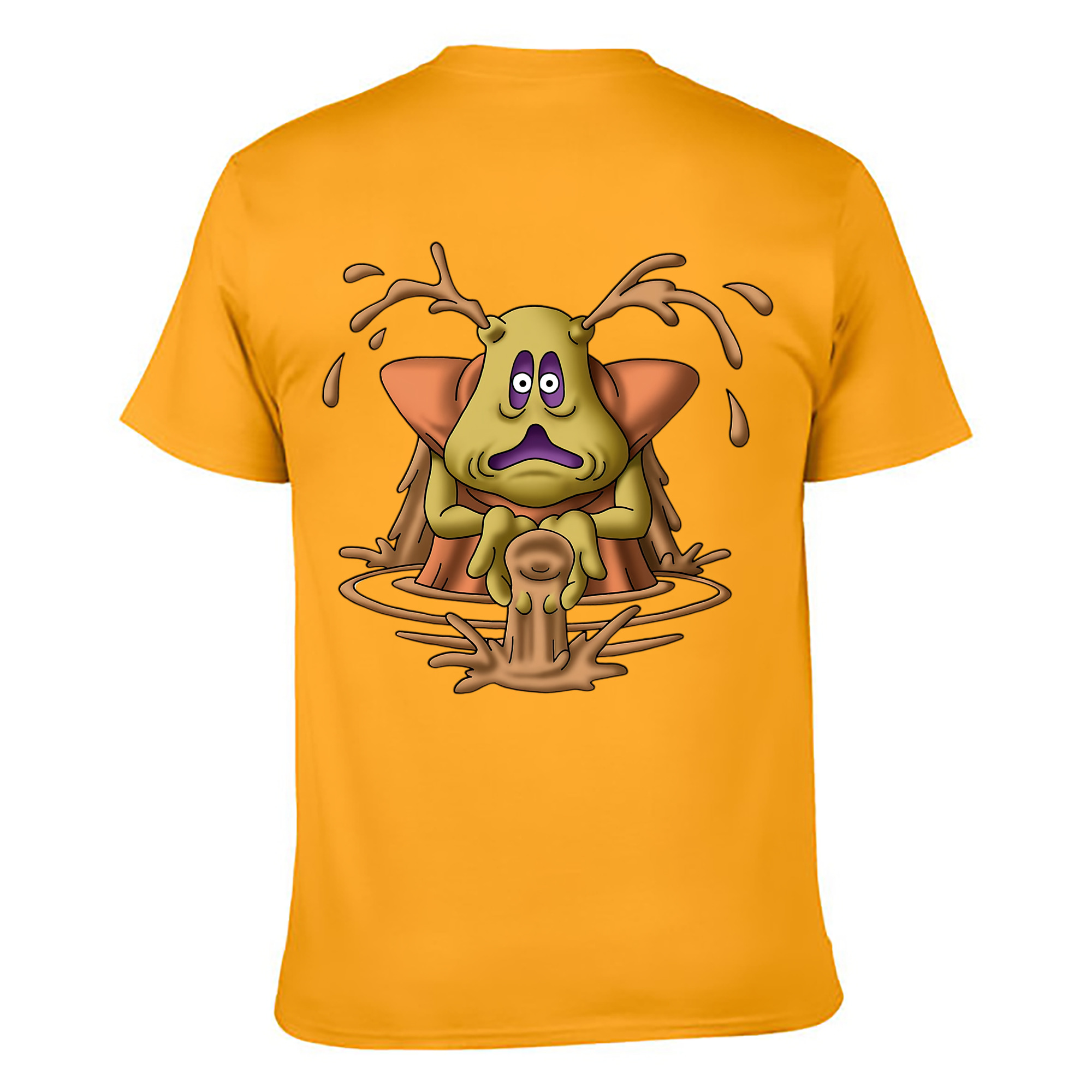 （画像用） ドラゴンクエスト Doragon Kuesuto Dragon Quest 綿100％ メンズ半袖Tシャツ（バックプリント） 通気性