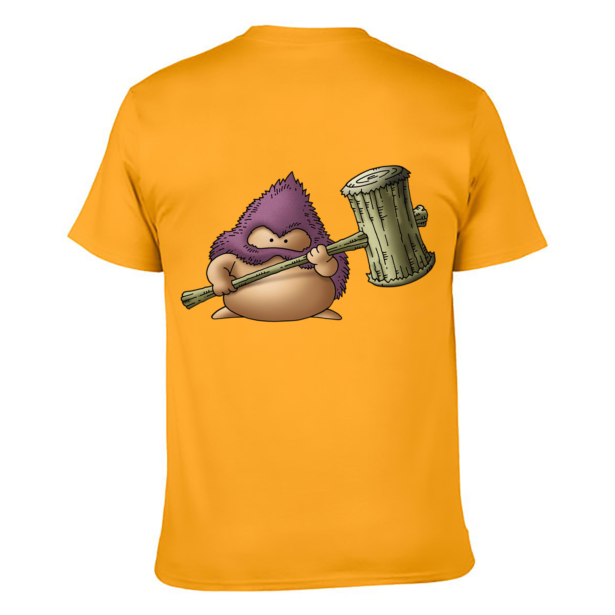 （画像用） ドラゴンクエスト Doragon Kuesuto Dragon Quest 綿100％ メンズ半袖Tシャツ（バックプリント） 通気性