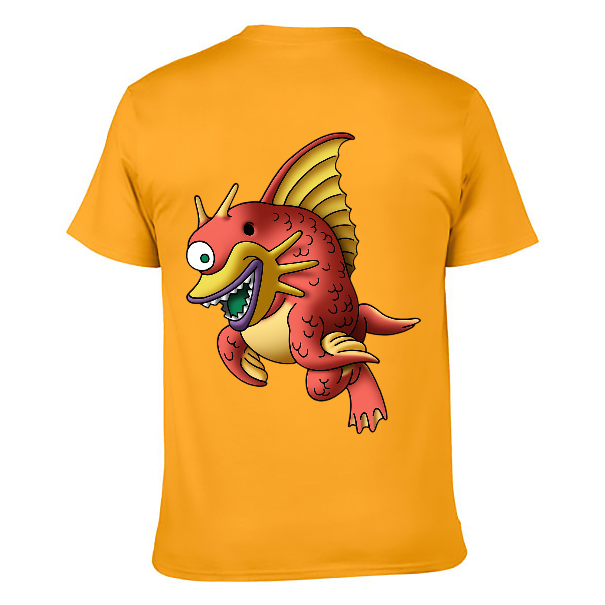 （画像用） ドラゴンクエスト Doragon Kuesuto Dragon Quest 綿100％ メンズ半袖Tシャツ（バックプリント） 通気性
