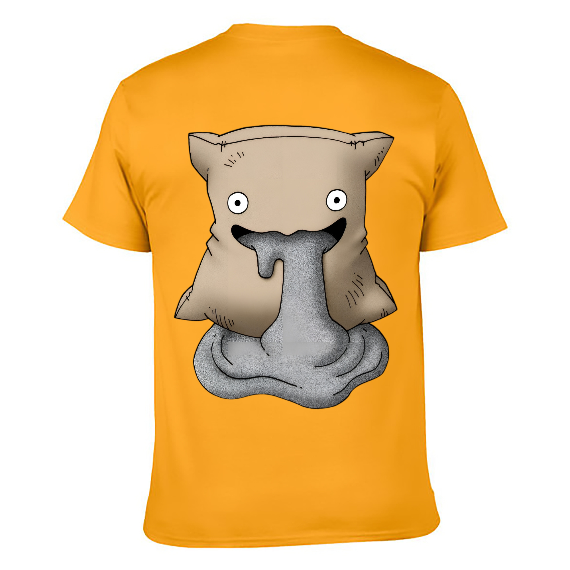 （画像用） ドラゴンクエスト Doragon Kuesuto Dragon Quest 綿100％ メンズ半袖Tシャツ（バックプリント） 通気性