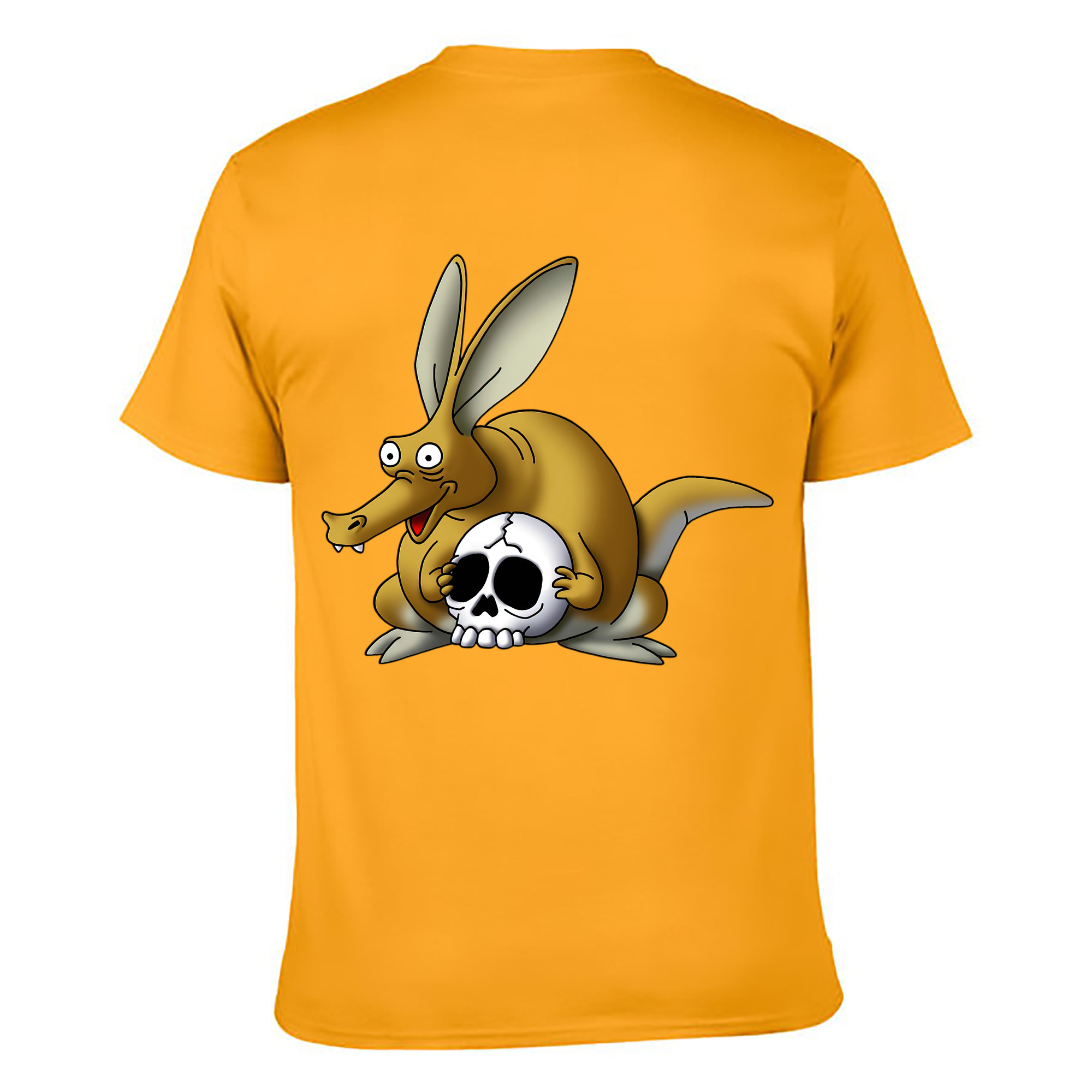 （画像用） ドラゴンクエスト Doragon Kuesuto Dragon Quest 綿100％ メンズ半袖Tシャツ（バックプリント） 通気性