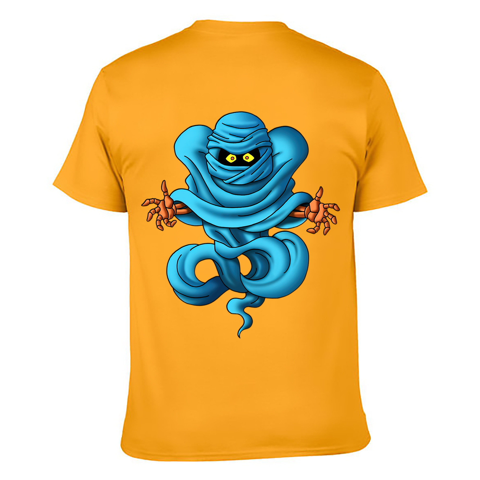 （画像用） ドラゴンクエスト Doragon Kuesuto Dragon Quest 綿100％ メンズ半袖Tシャツ（バックプリント） 通気性