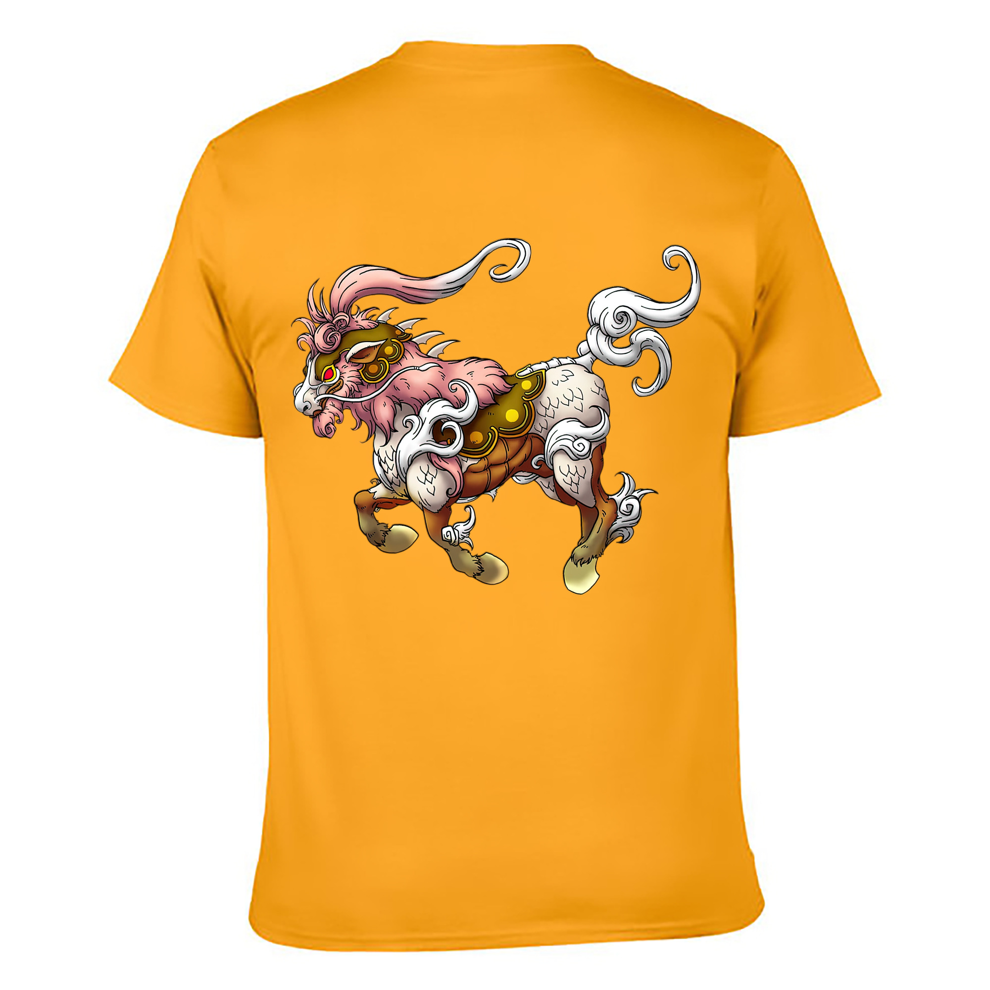 （画像用） ドラゴンクエスト Doragon Kuesuto Dragon Quest 綿100％ メンズ半袖Tシャツ（バックプリント） 通気性