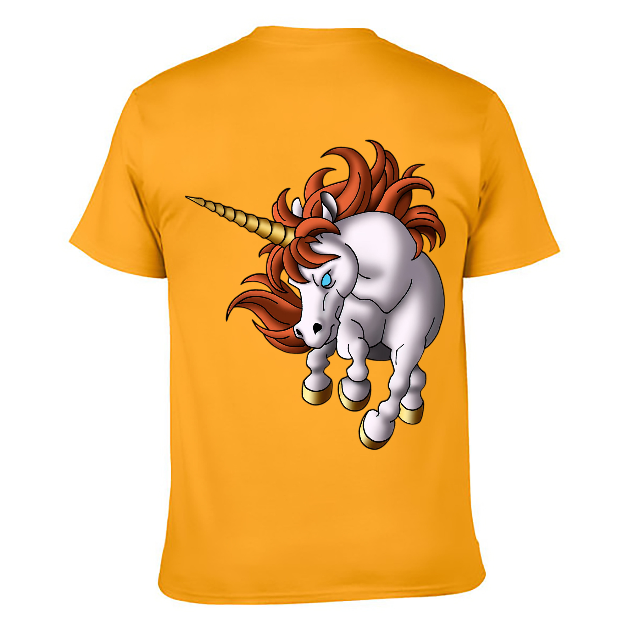 （画像用） ドラゴンクエスト Doragon Kuesuto Dragon Quest 綿100％ メンズ半袖Tシャツ（バックプリント） 通気性