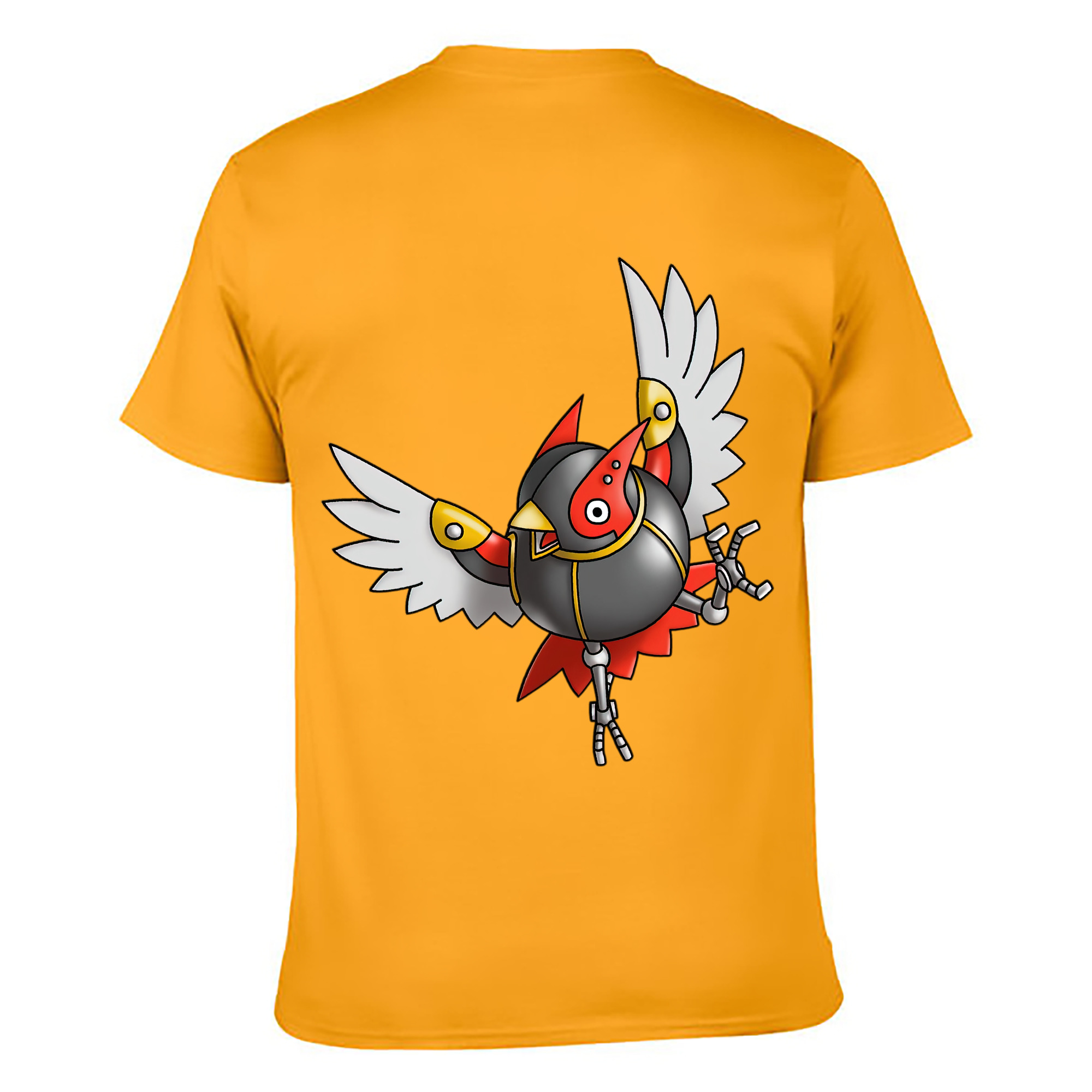 （画像用） ドラゴンクエスト Doragon Kuesuto Dragon Quest 綿100％ メンズ半袖Tシャツ（バックプリント） 通気性