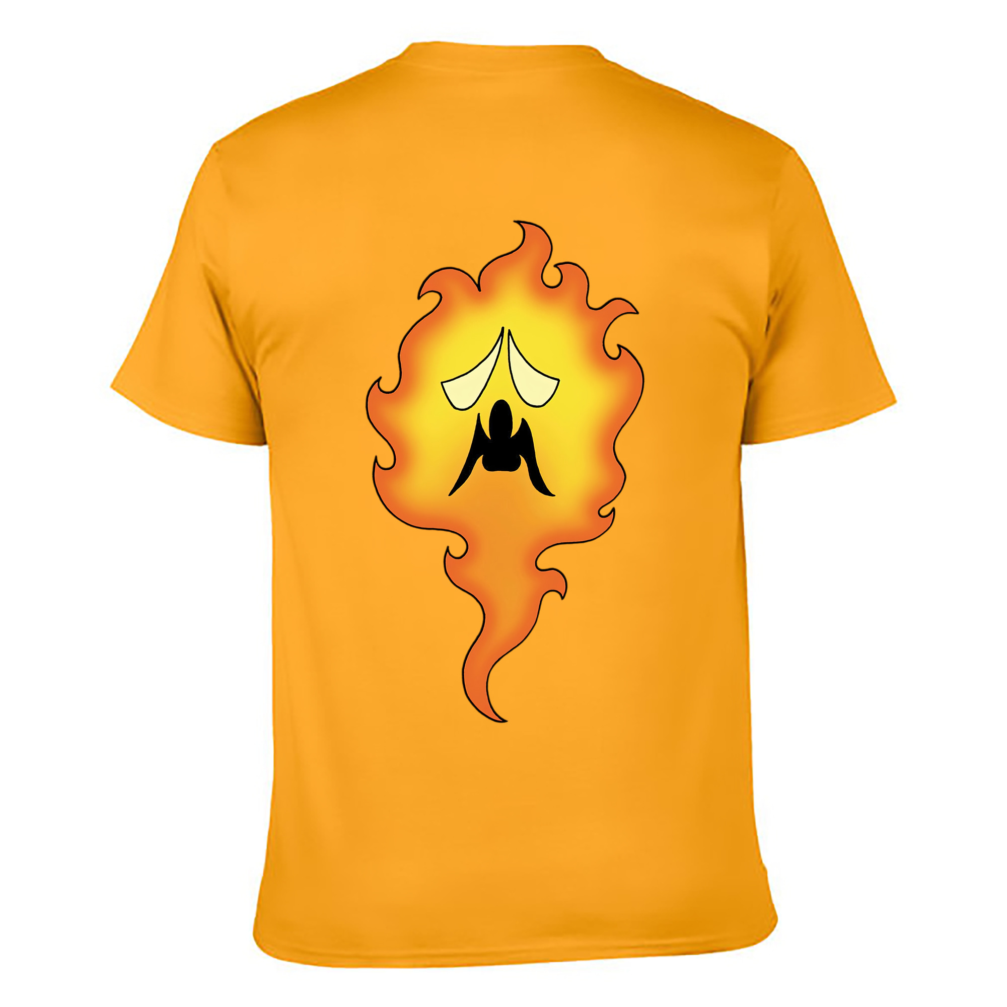 （画像用） ドラゴンクエスト Doragon Kuesuto Dragon Quest 綿100％ メンズ半袖Tシャツ（バックプリント） 通気性