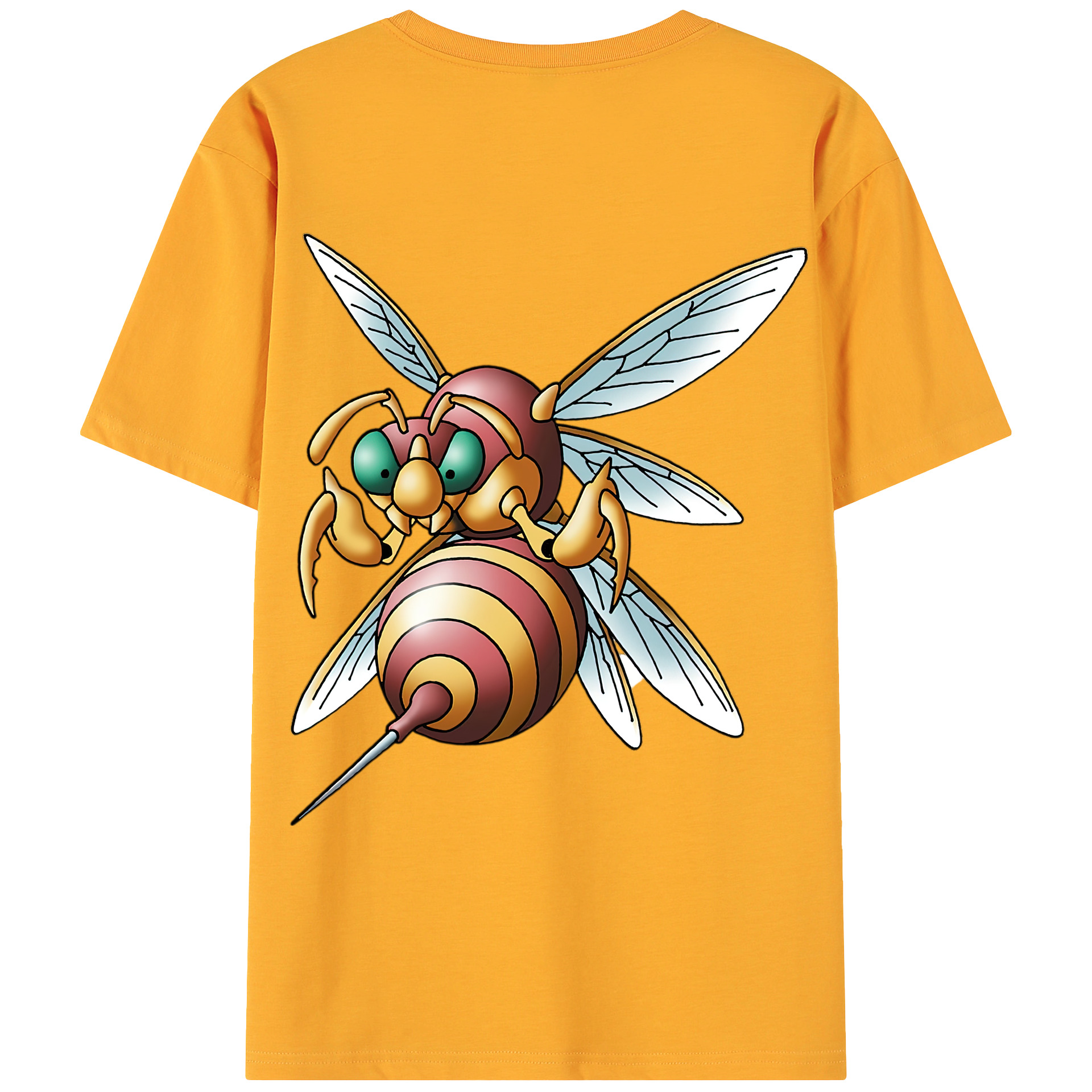 （画像用） ドラゴンクエスト Doragon Kuesuto Dragon Quest 綿100％ メンズ半袖Tシャツ（バックプリント） 通気性