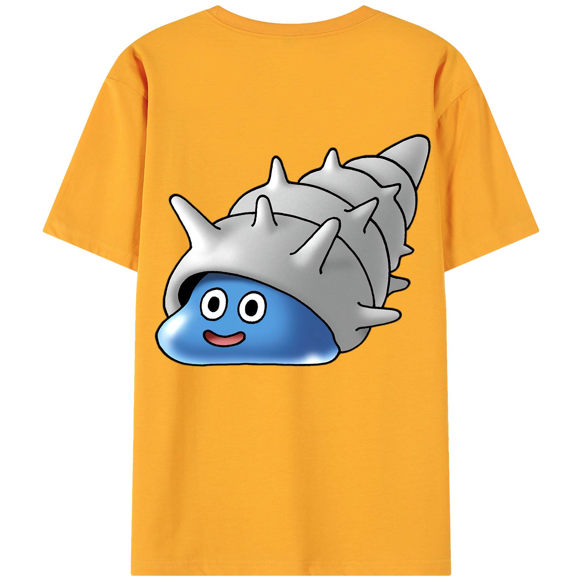 （画像用） ドラゴンクエスト Doragon Kuesuto Dragon Quest 綿100％ メンズ半袖Tシャツ（バックプリント） 通気性