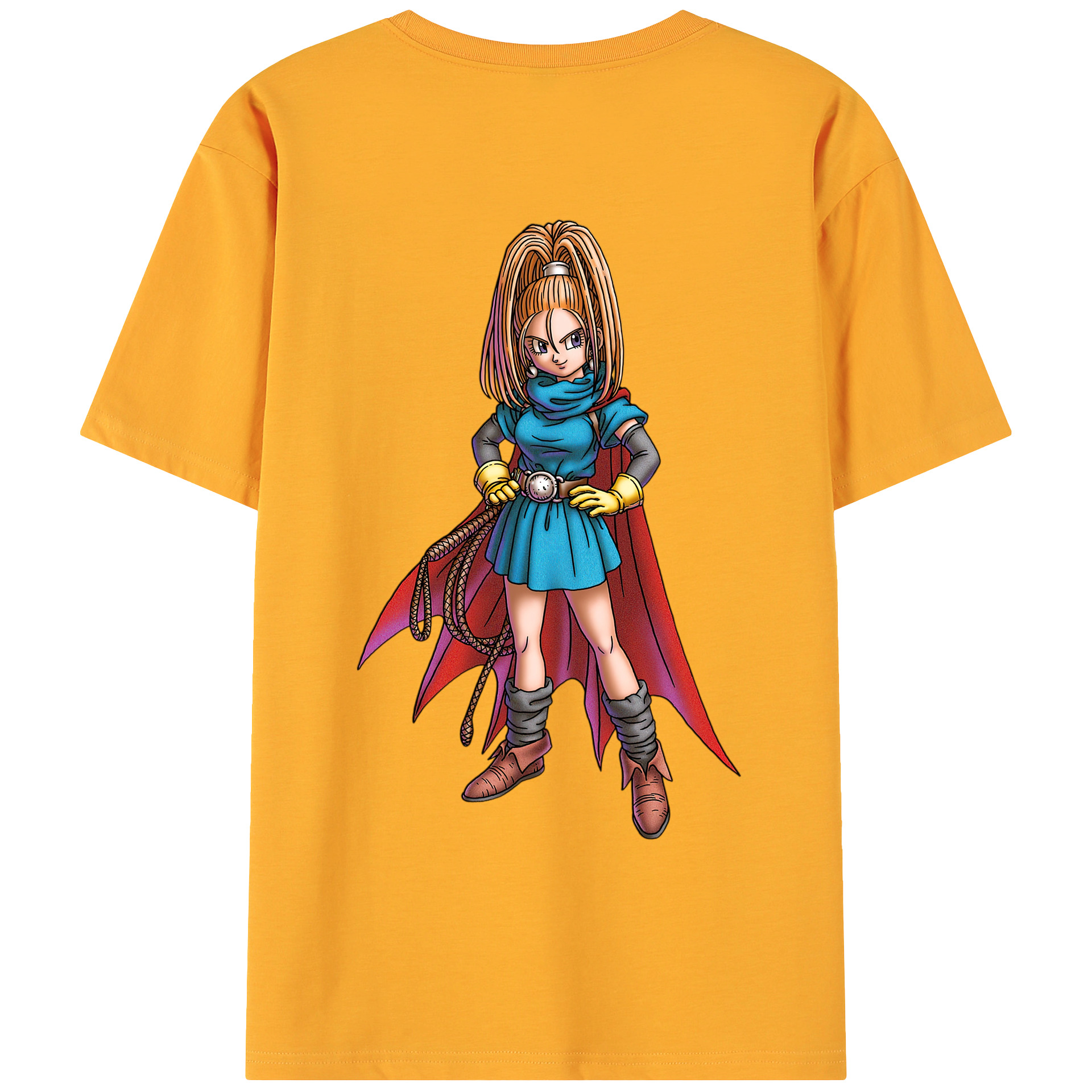 （画像用） ドラゴンクエスト Doragon Kuesuto Dragon Quest 綿100％ メンズ半袖Tシャツ（バックプリント） 通気性