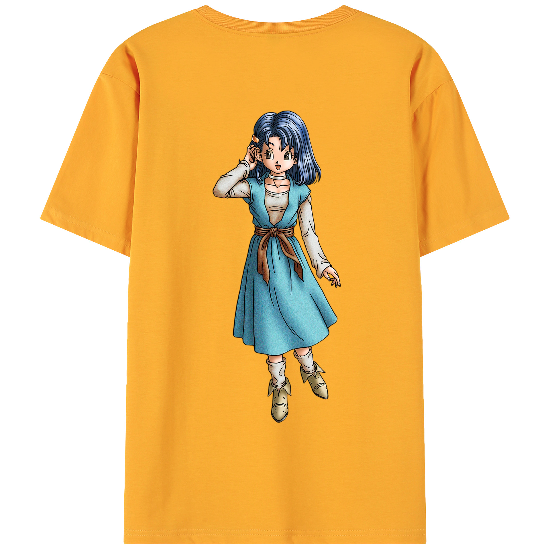 （画像用） ドラゴンクエスト Doragon Kuesuto Dragon Quest 綿100％ メンズ半袖Tシャツ（バックプリント） 通気性