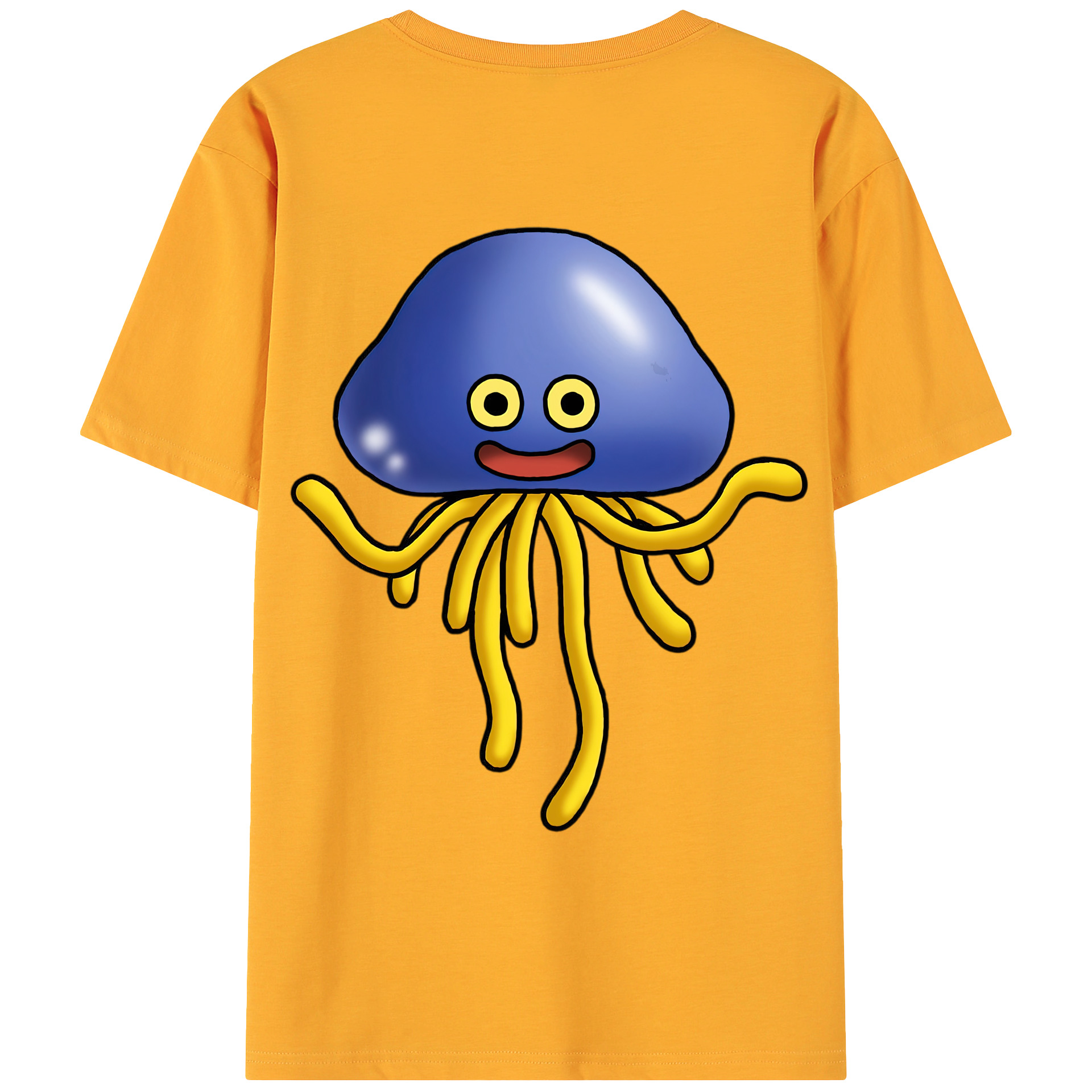（画像用） ドラゴンクエスト Doragon Kuesuto Dragon Quest 綿100％ メンズ半袖Tシャツ（バックプリント） 通気性