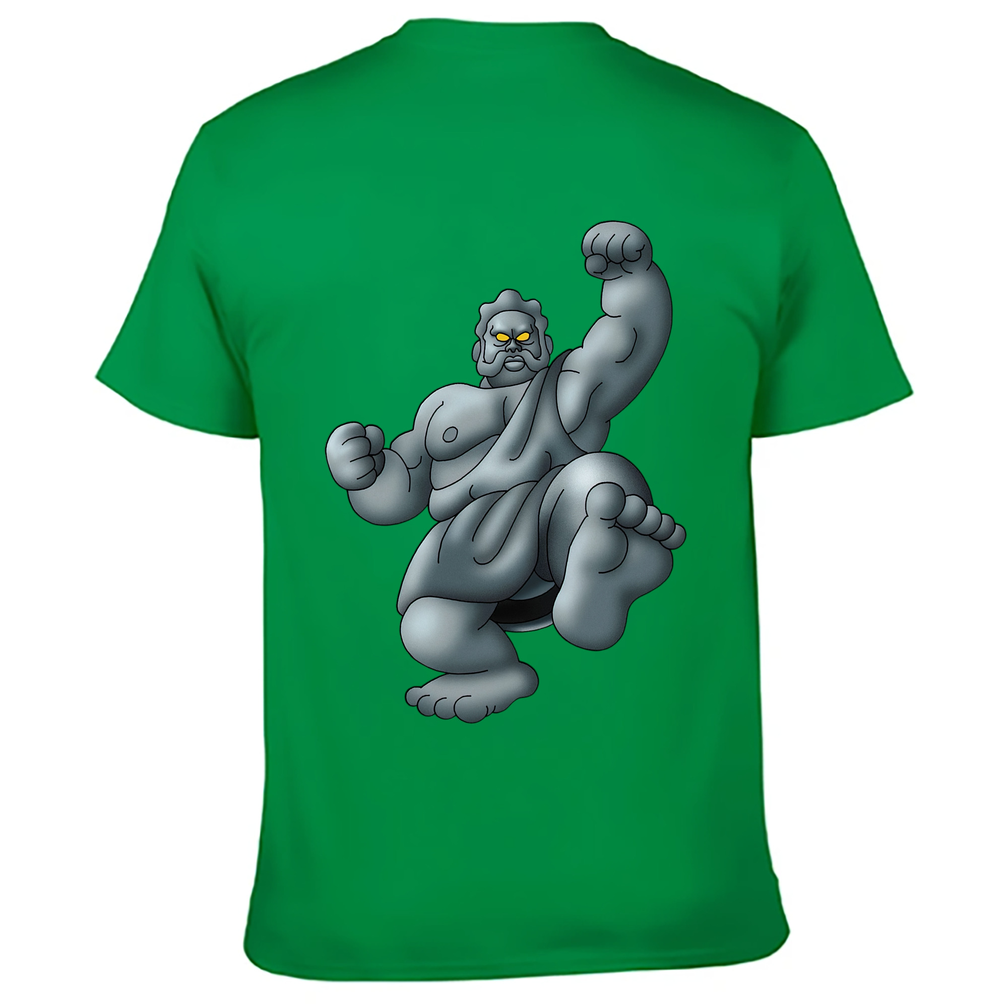 （画像用） ドラゴンクエスト Doragon Kuesuto Dragon Quest 綿100％ メンズ半袖Tシャツ（バックプリント） 通気性