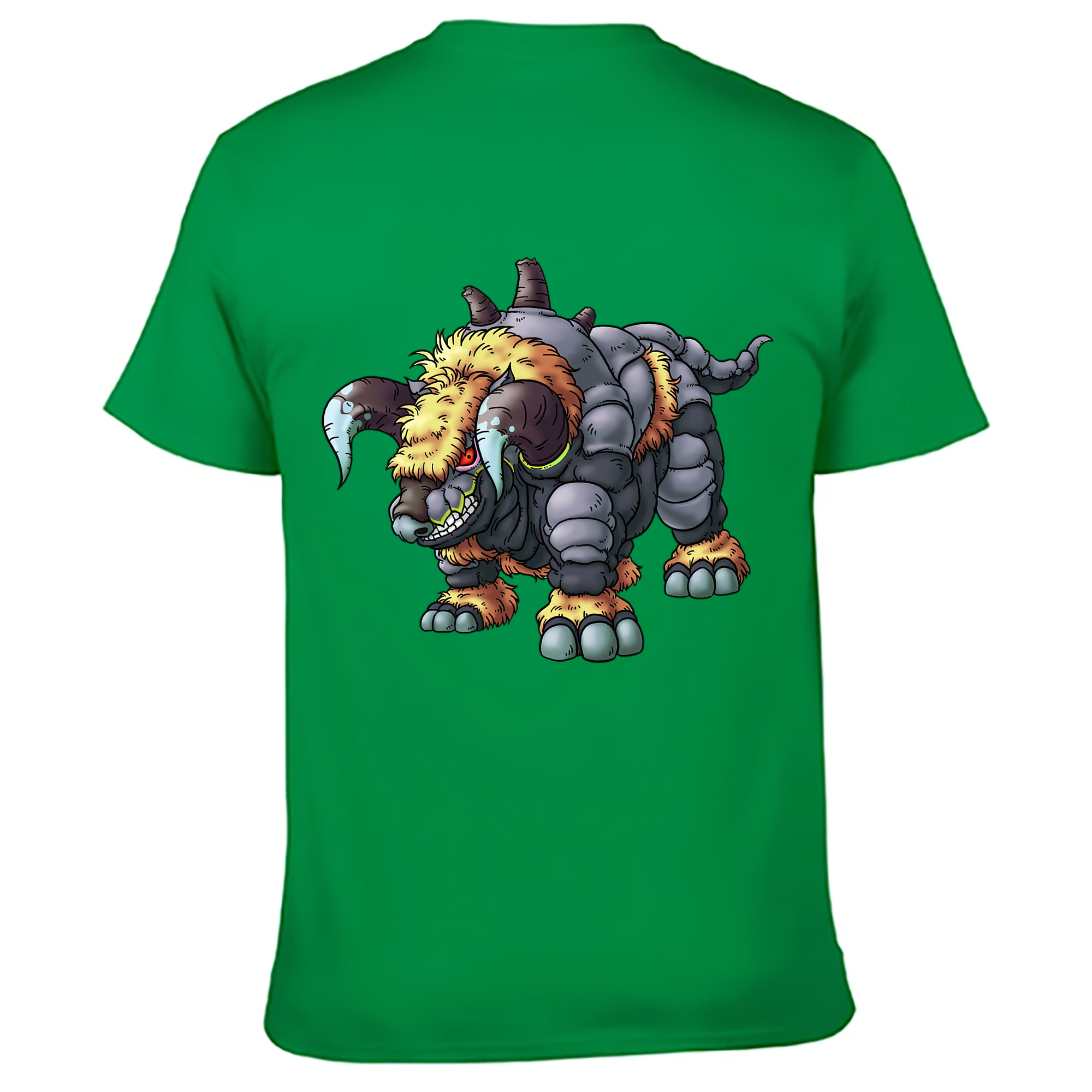 （画像用） ドラゴンクエスト Doragon Kuesuto Dragon Quest 綿100％ メンズ半袖Tシャツ（バックプリント） 通気性