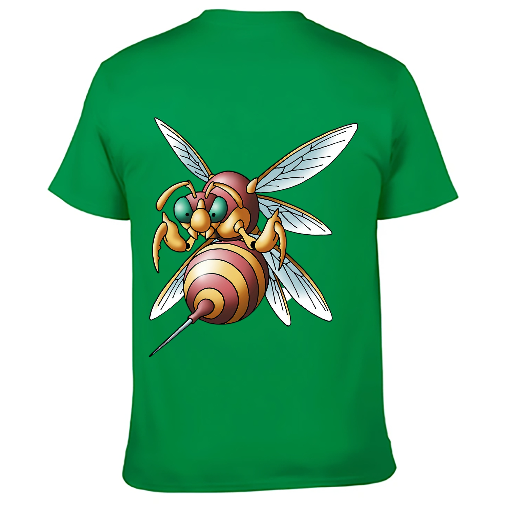 （画像用） ドラゴンクエスト Doragon Kuesuto Dragon Quest 綿100％ メンズ半袖Tシャツ（バックプリント） 通気性