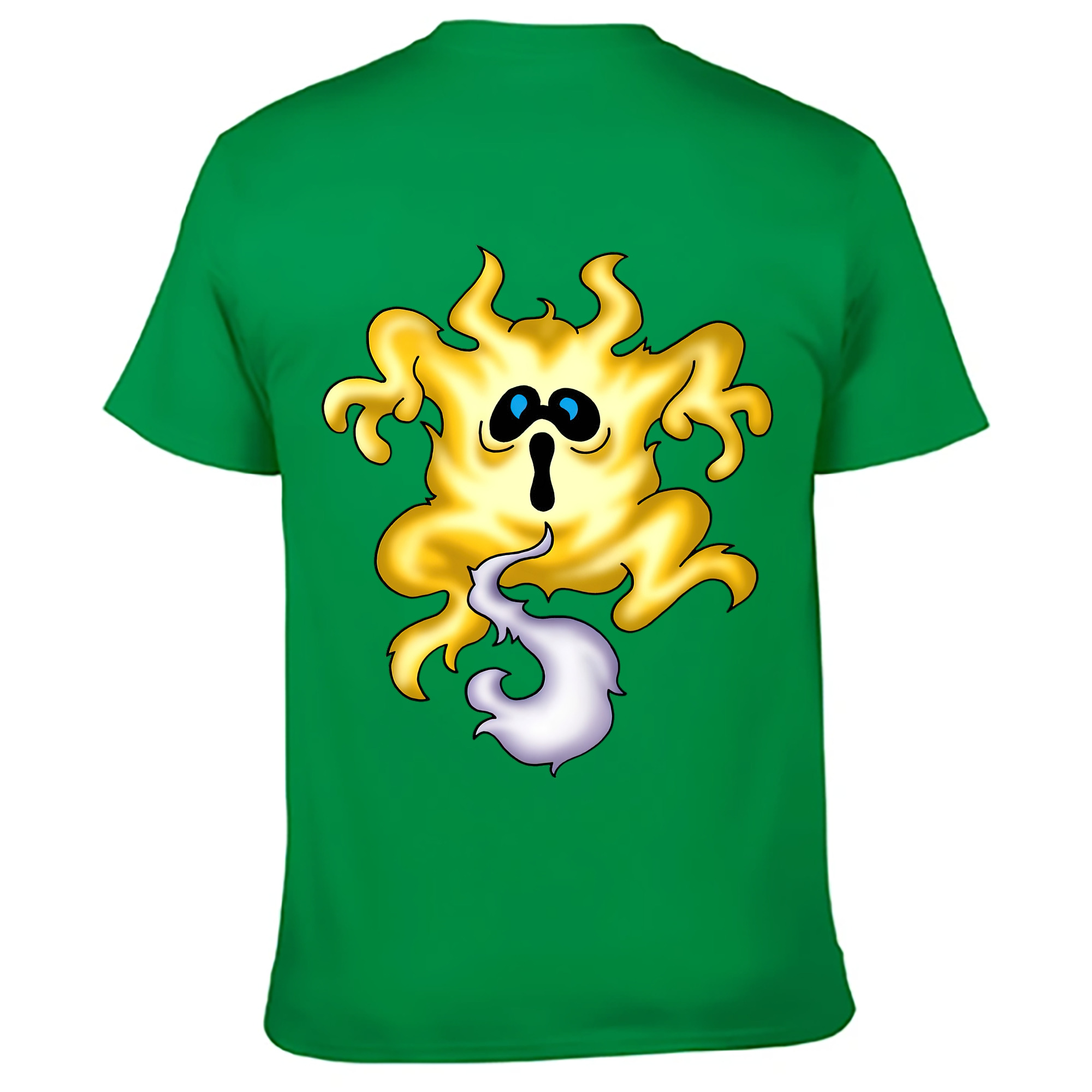 （画像用） ドラゴンクエスト Doragon Kuesuto Dragon Quest 綿100％ メンズ半袖Tシャツ（バックプリント） 通気性