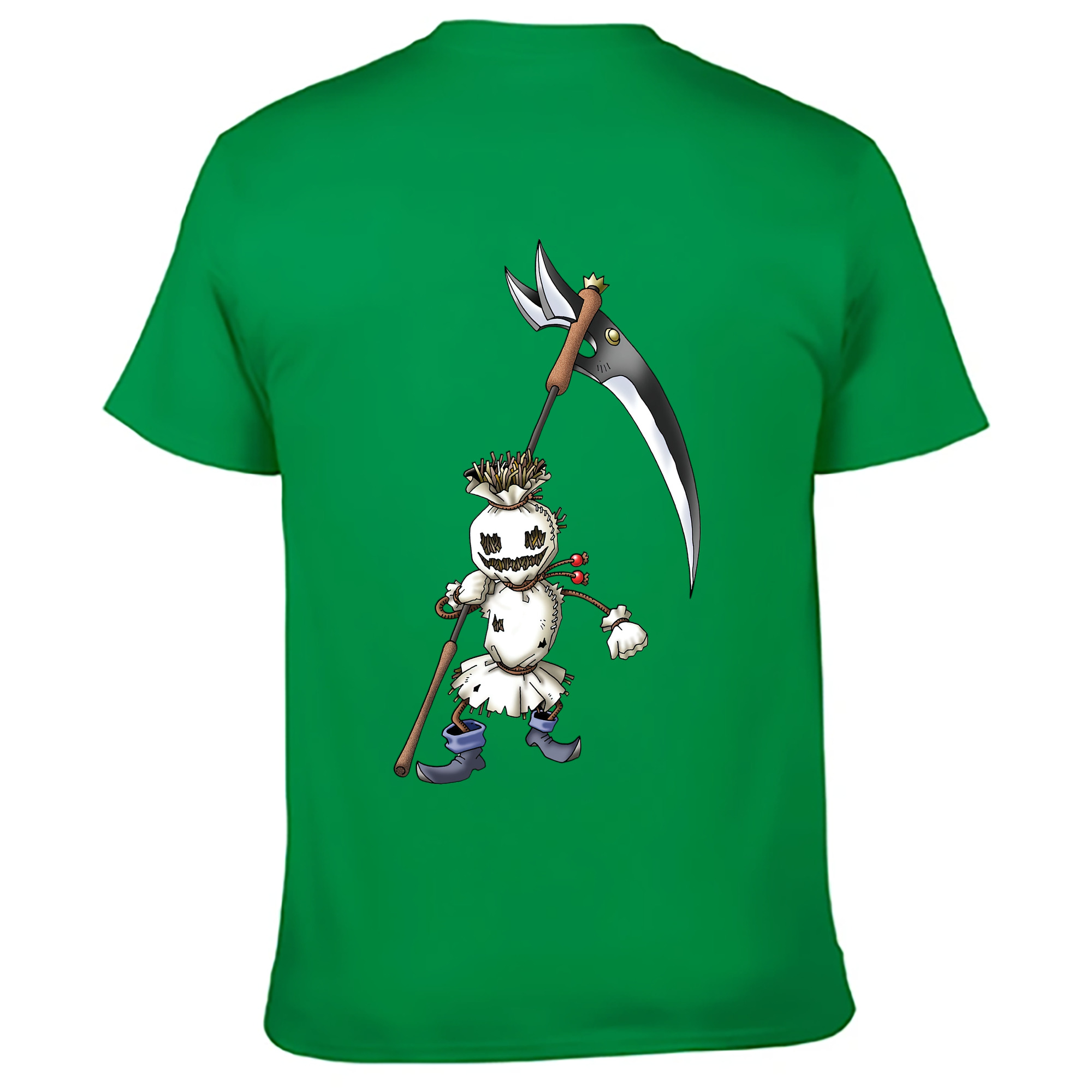 （画像用） ドラゴンクエスト Doragon Kuesuto Dragon Quest 綿100％ メンズ半袖Tシャツ（バックプリント） 通気性