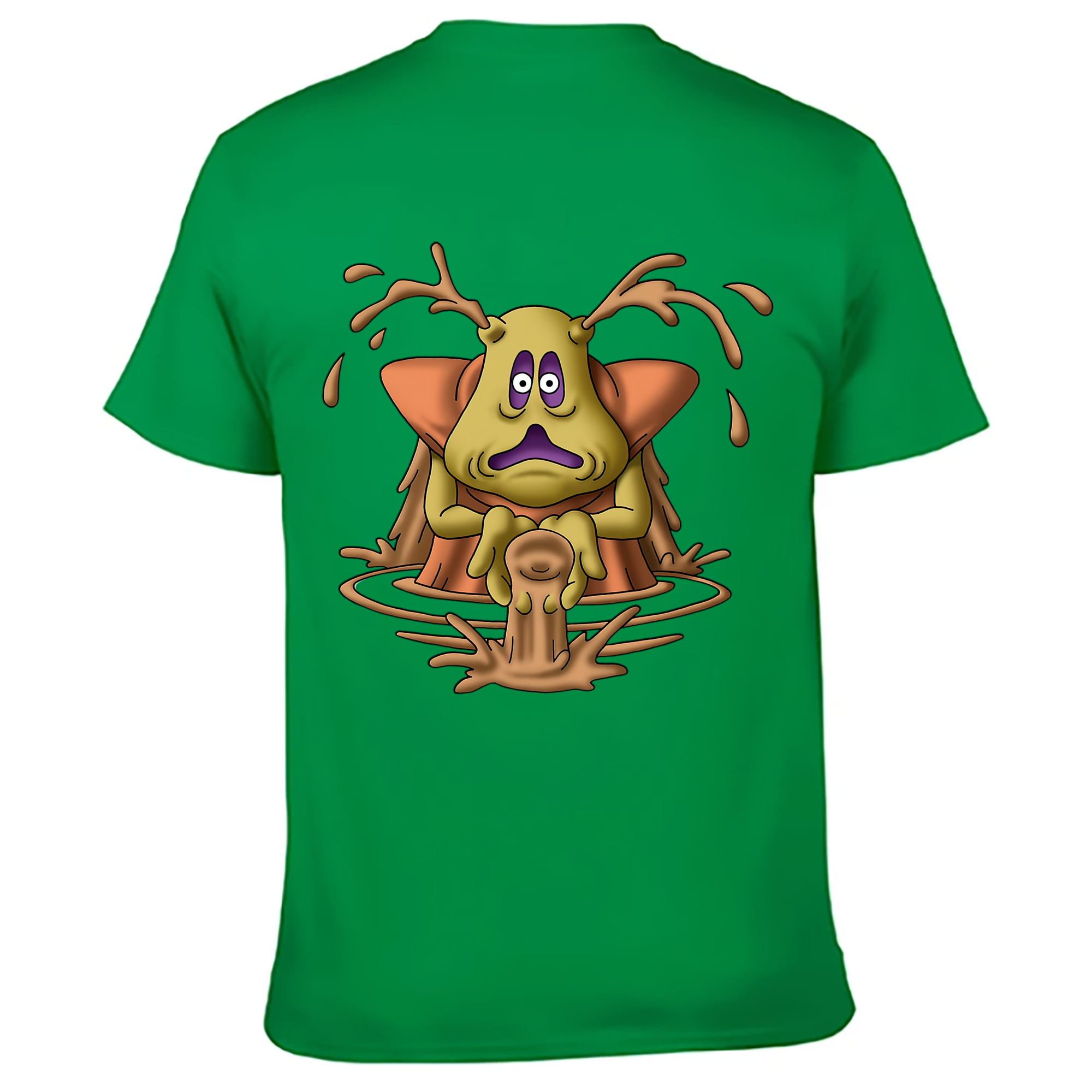 （画像用） ドラゴンクエスト Doragon Kuesuto Dragon Quest 綿100％ メンズ半袖Tシャツ（バックプリント） 通気性