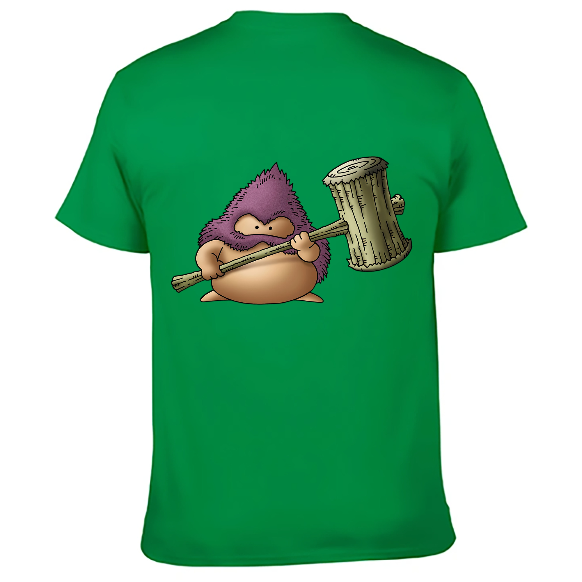 （画像用） ドラゴンクエスト Doragon Kuesuto Dragon Quest 綿100％ メンズ半袖Tシャツ（バックプリント） 通気性