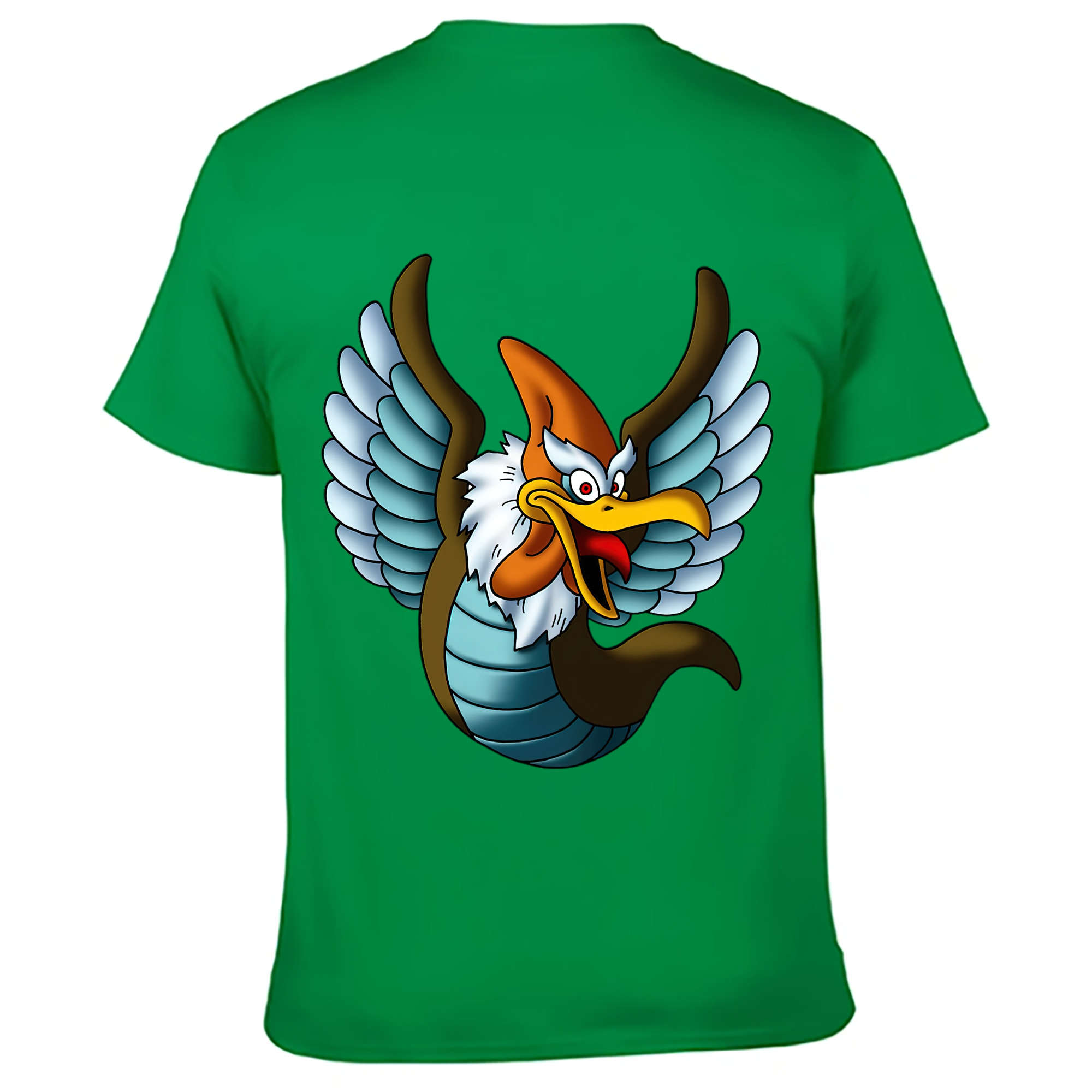 （画像用） ドラゴンクエスト Doragon Kuesuto Dragon Quest 綿100％ メンズ半袖Tシャツ（バックプリント） 通気性