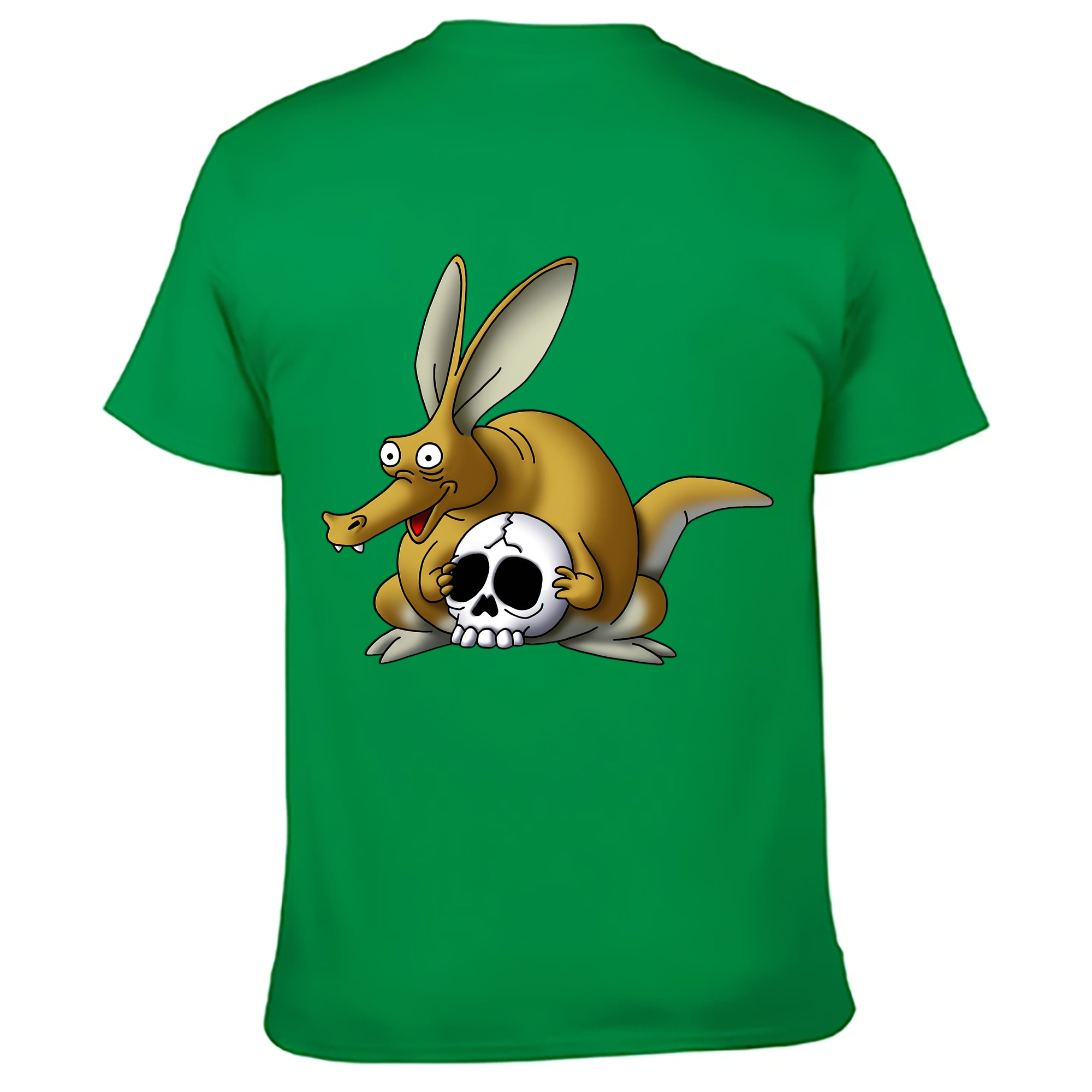 （画像用） ドラゴンクエスト Doragon Kuesuto Dragon Quest 綿100％ メンズ半袖Tシャツ（バックプリント） 通気性